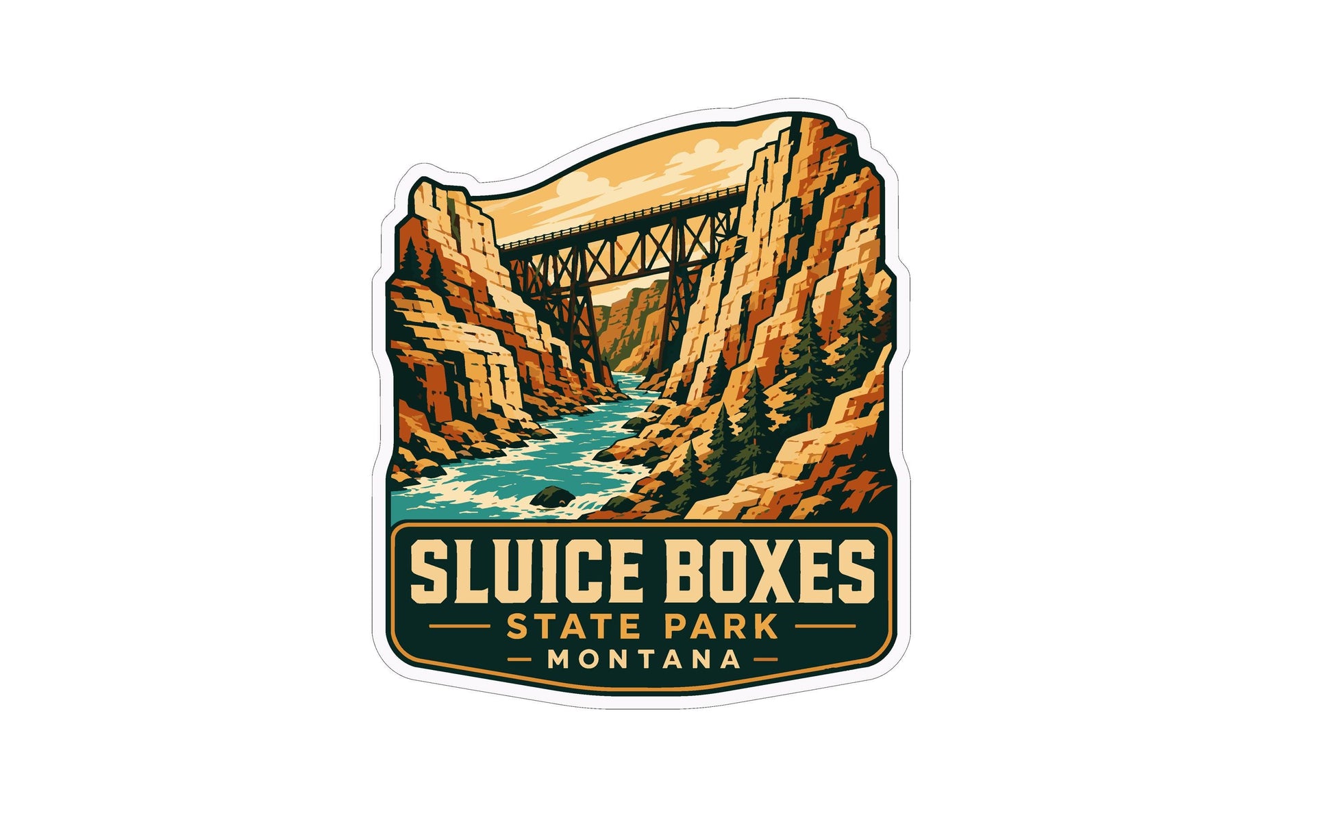 Sluice Boxes State Park, Montana