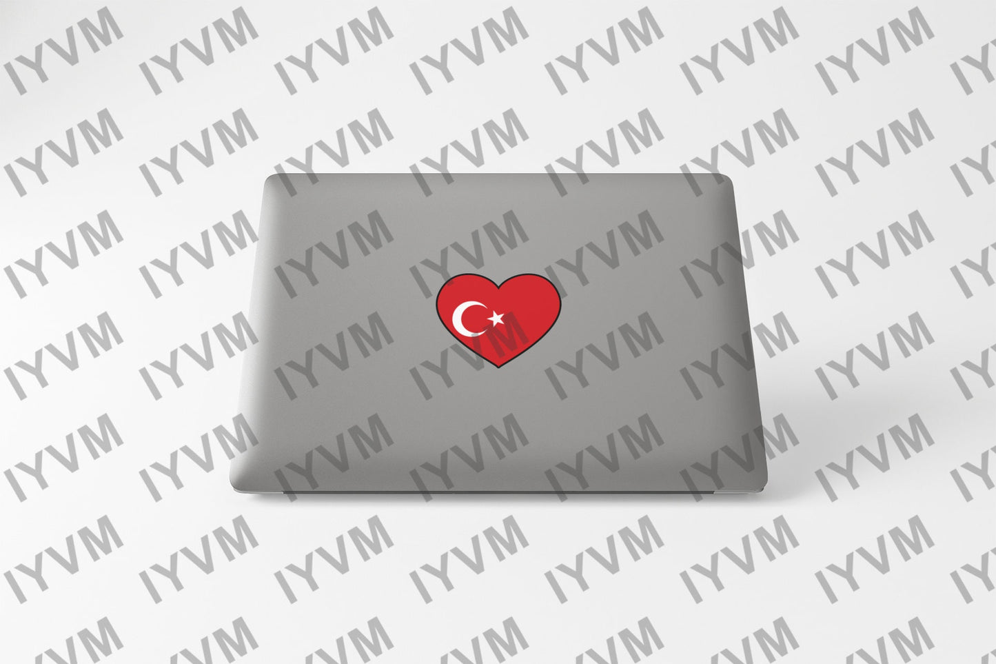 Turkey Flag Heart Sticker Decal / Republic of Turkey / Türkiye Cumhuriyeti / Ankara / Turkish /