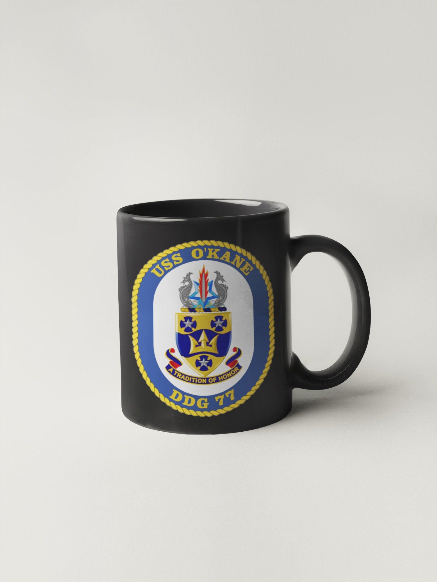 USS O'Kane DDG-77 Badge Sticker Decal Arleigh Burke Class Destroyer Car Sticker Bumper Sticker for Car Emblem