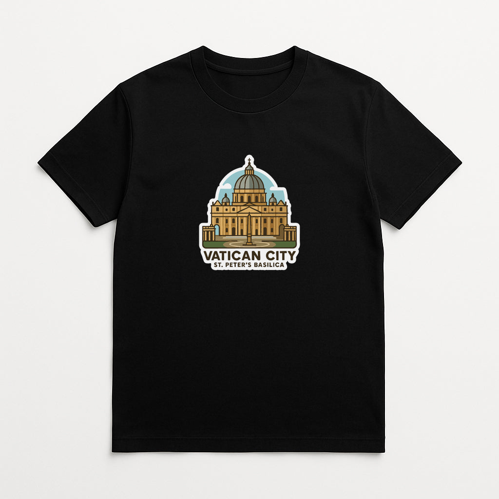 Vatican City & St. Peter’s Basilica Iron On Heat Transfer Vinyl HTV Symbolic