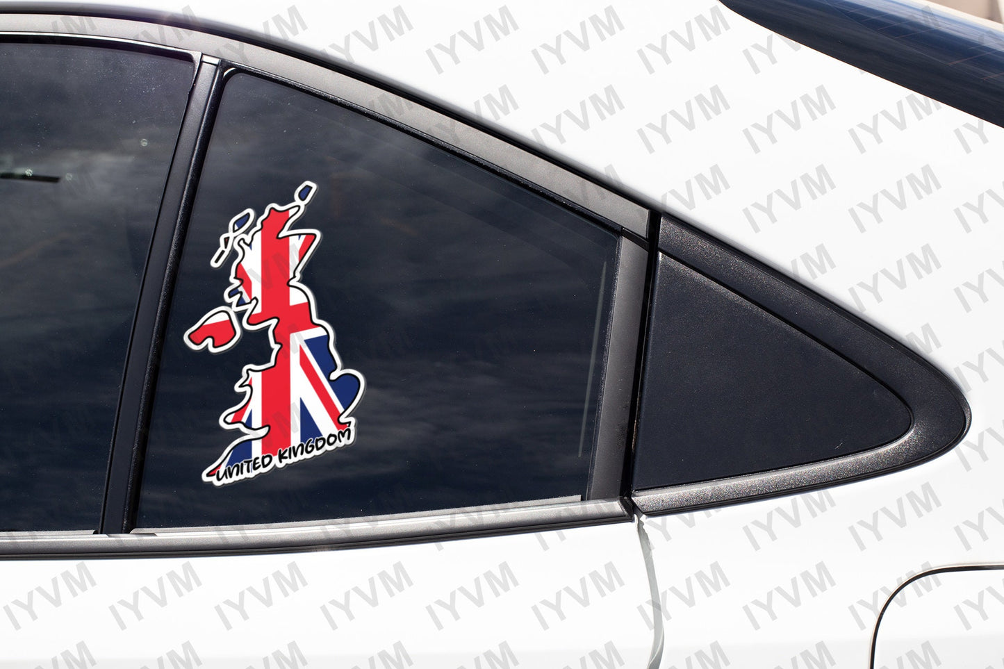 United Kingdom Map Flag Sticker Decal / United Kingdom of Great Britain and Northern Ireland / UK / Britain / London /