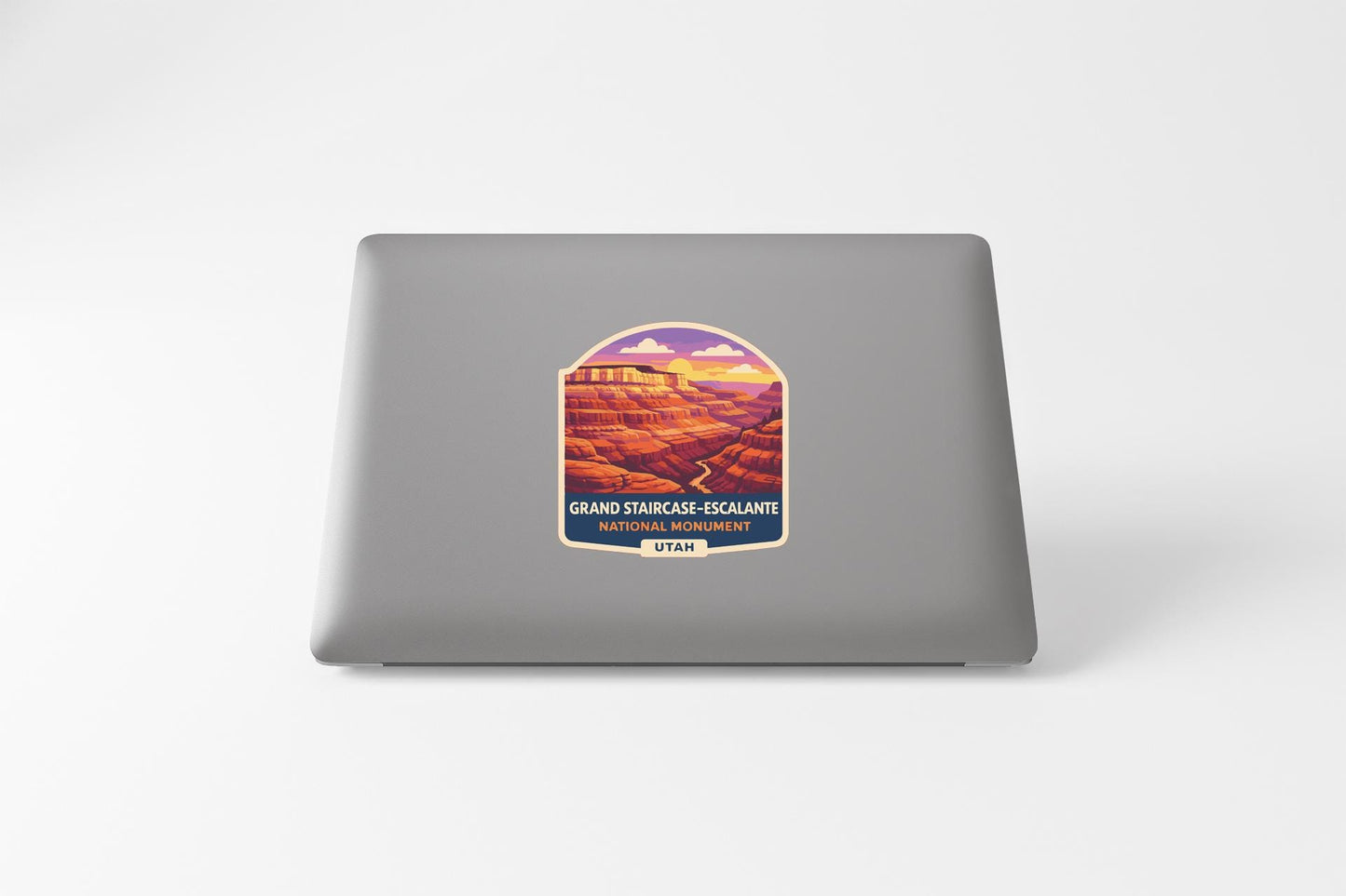 A sticker depicting the Grand Staircase-Escalante National Monument in Utah.