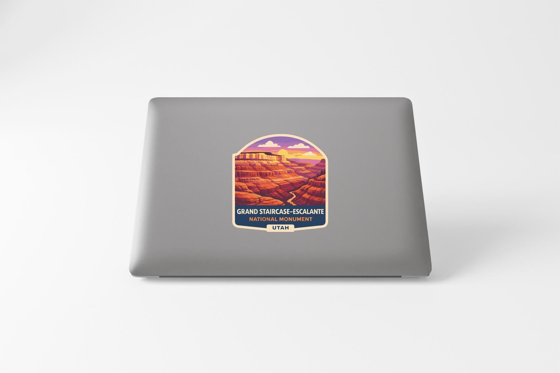 A sticker depicting the Grand Staircase-Escalante National Monument in Utah.
