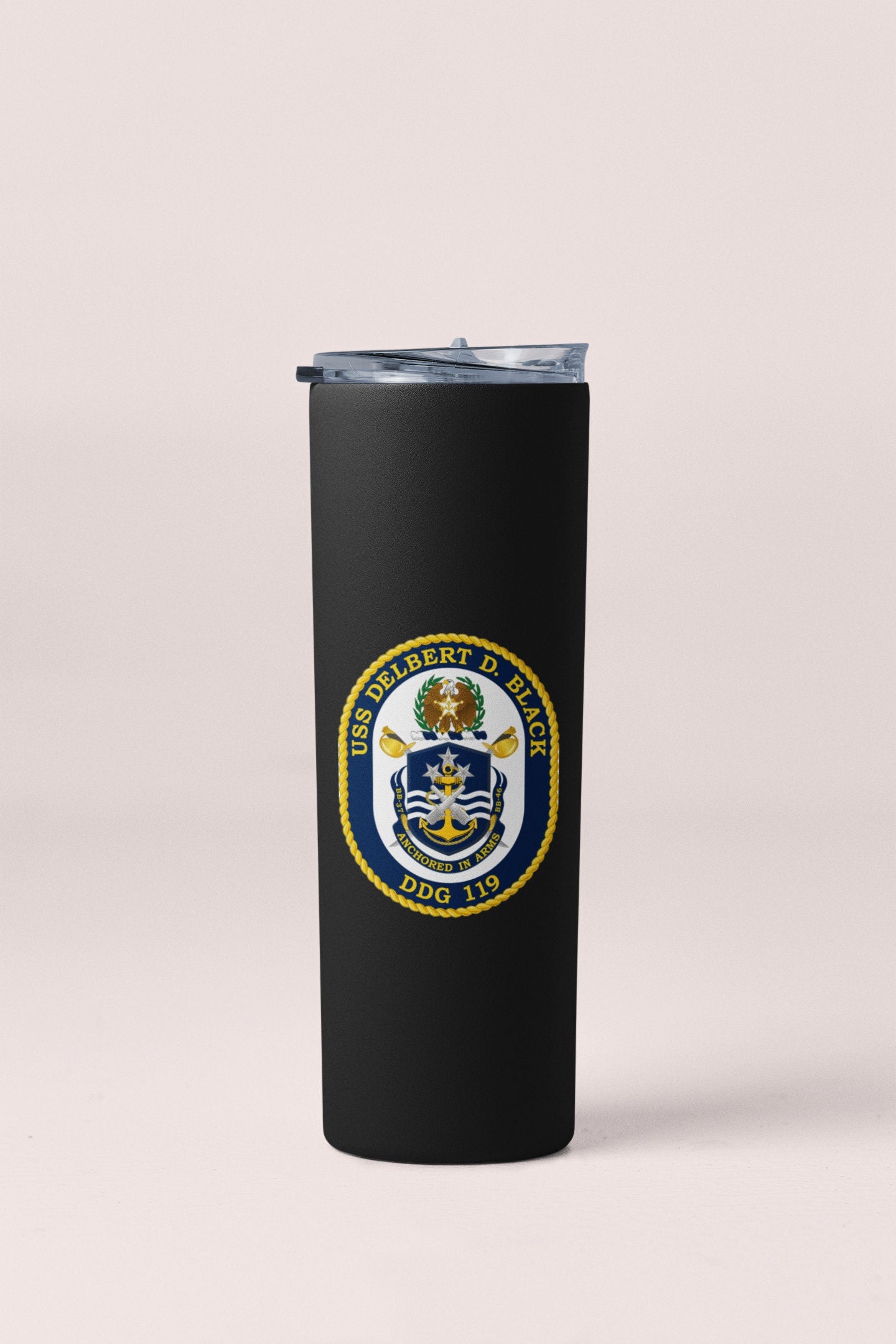 USS Delbert D. Black DDG-119 Badge Sticker Decal Arleigh Burke Class Destroyer Car Sticker Bumper Sticker for Car Emblem