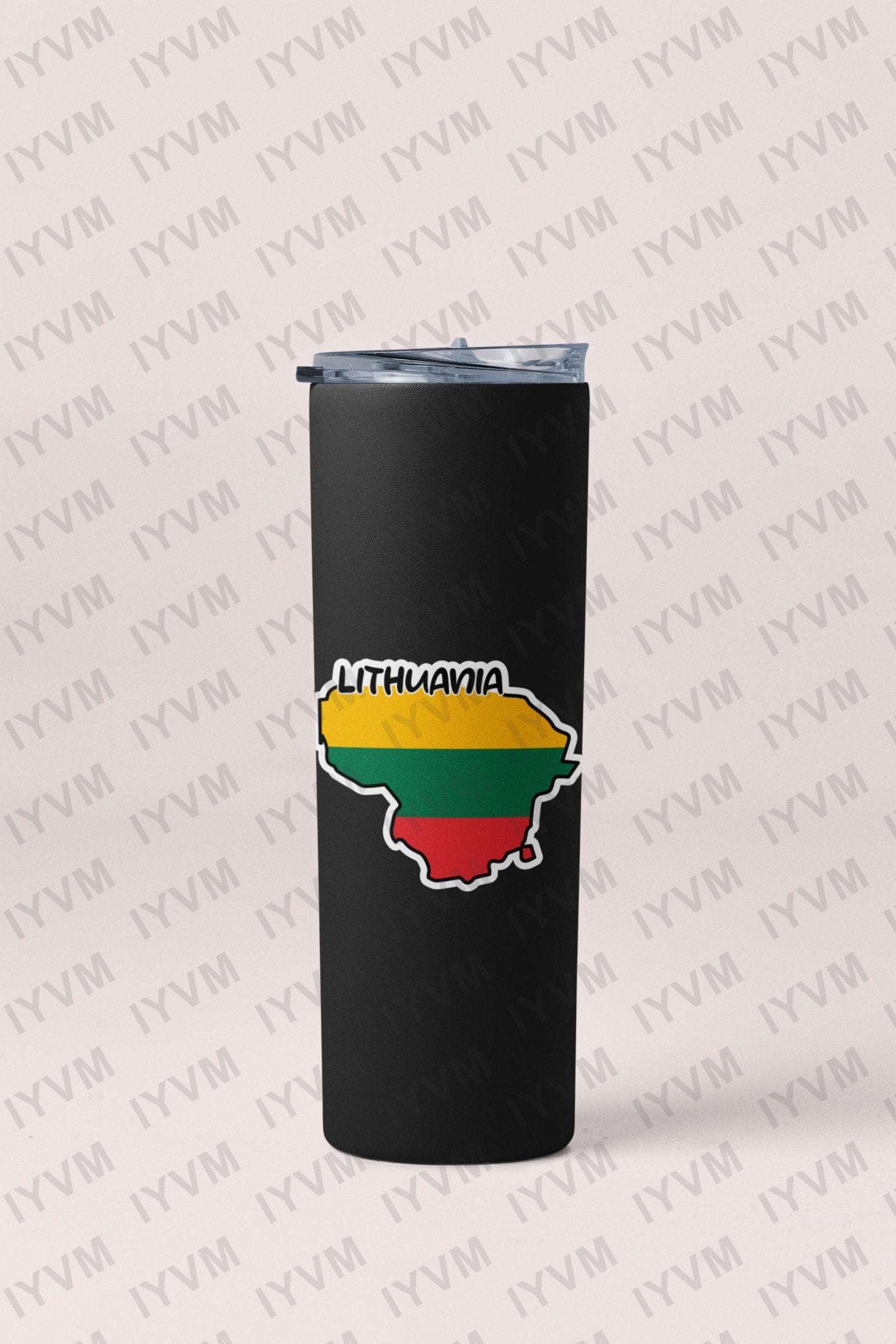 Lithuania Map Flag Sticker Decal / Republic of Lithuania / Lietuvos Respublika / Vilnius / Lithuanian