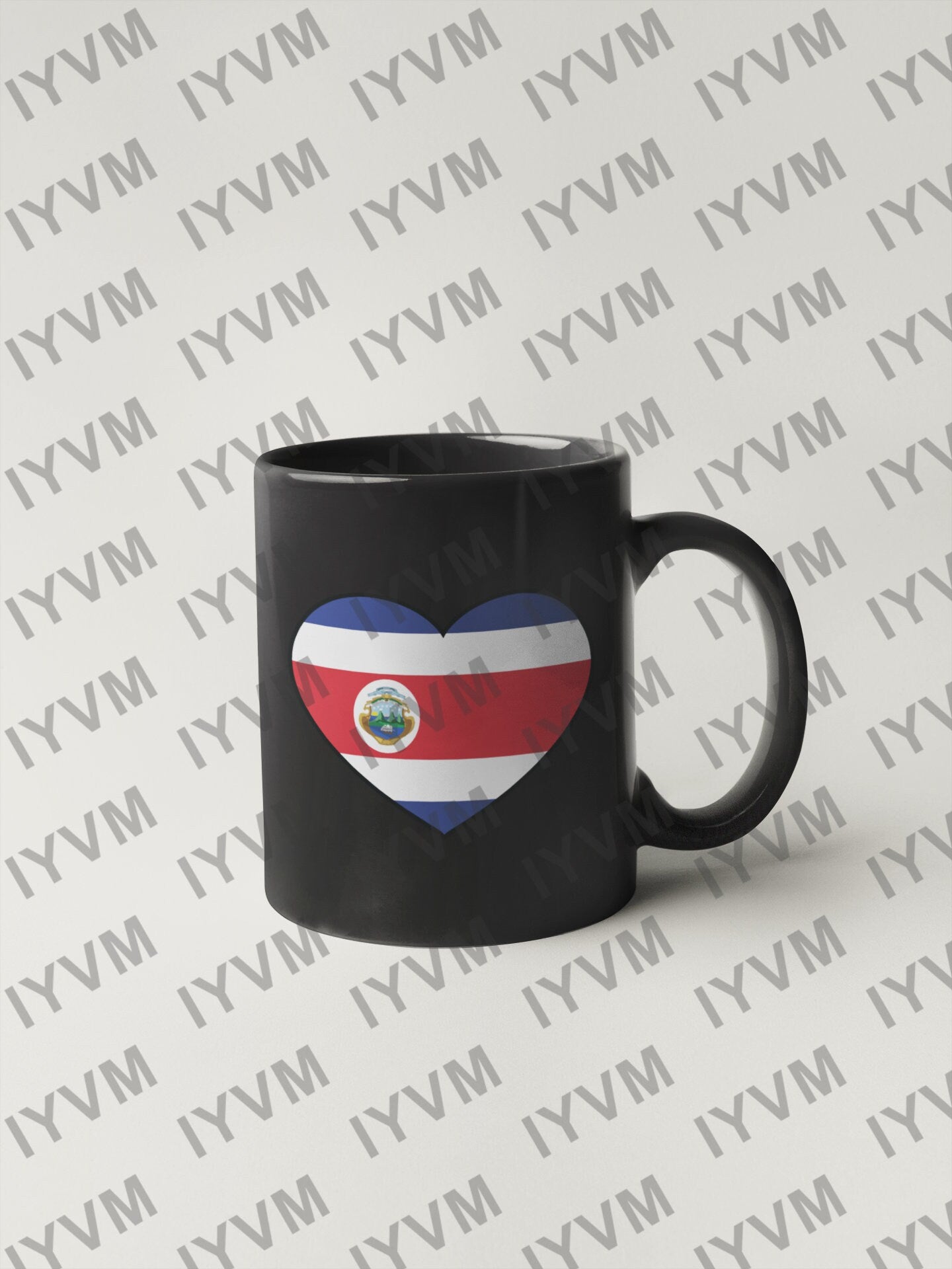 Costa Rica Flag Heart Sticker Decal / Republic of Costa Rica / San José / Costa Rican