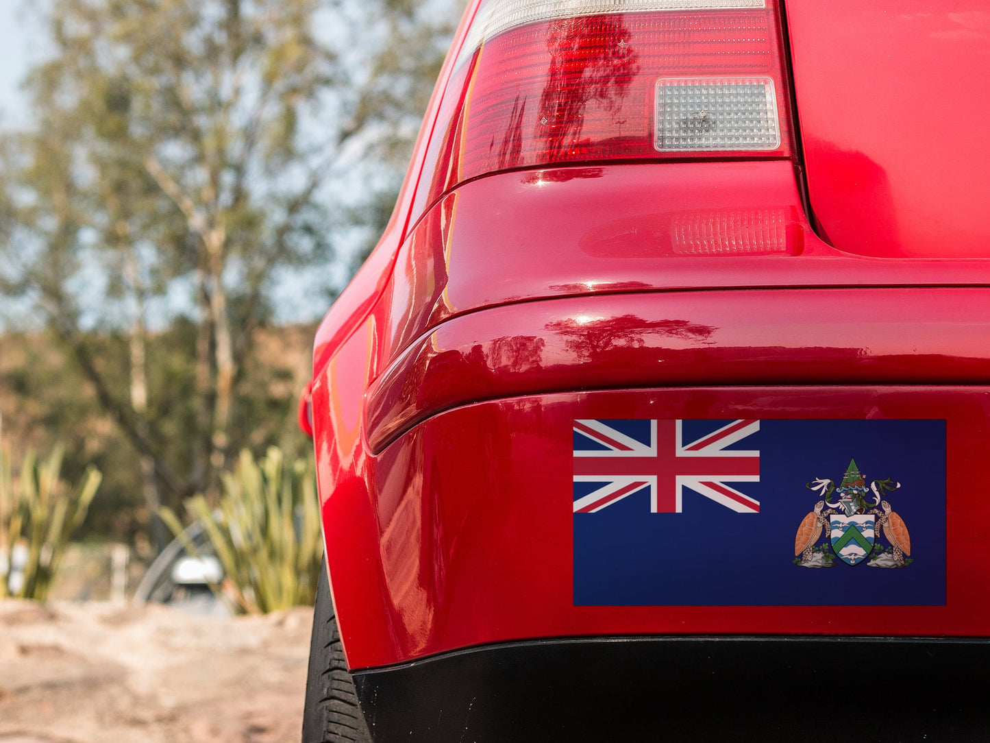 Ascension Island Flag Sticker Decal
