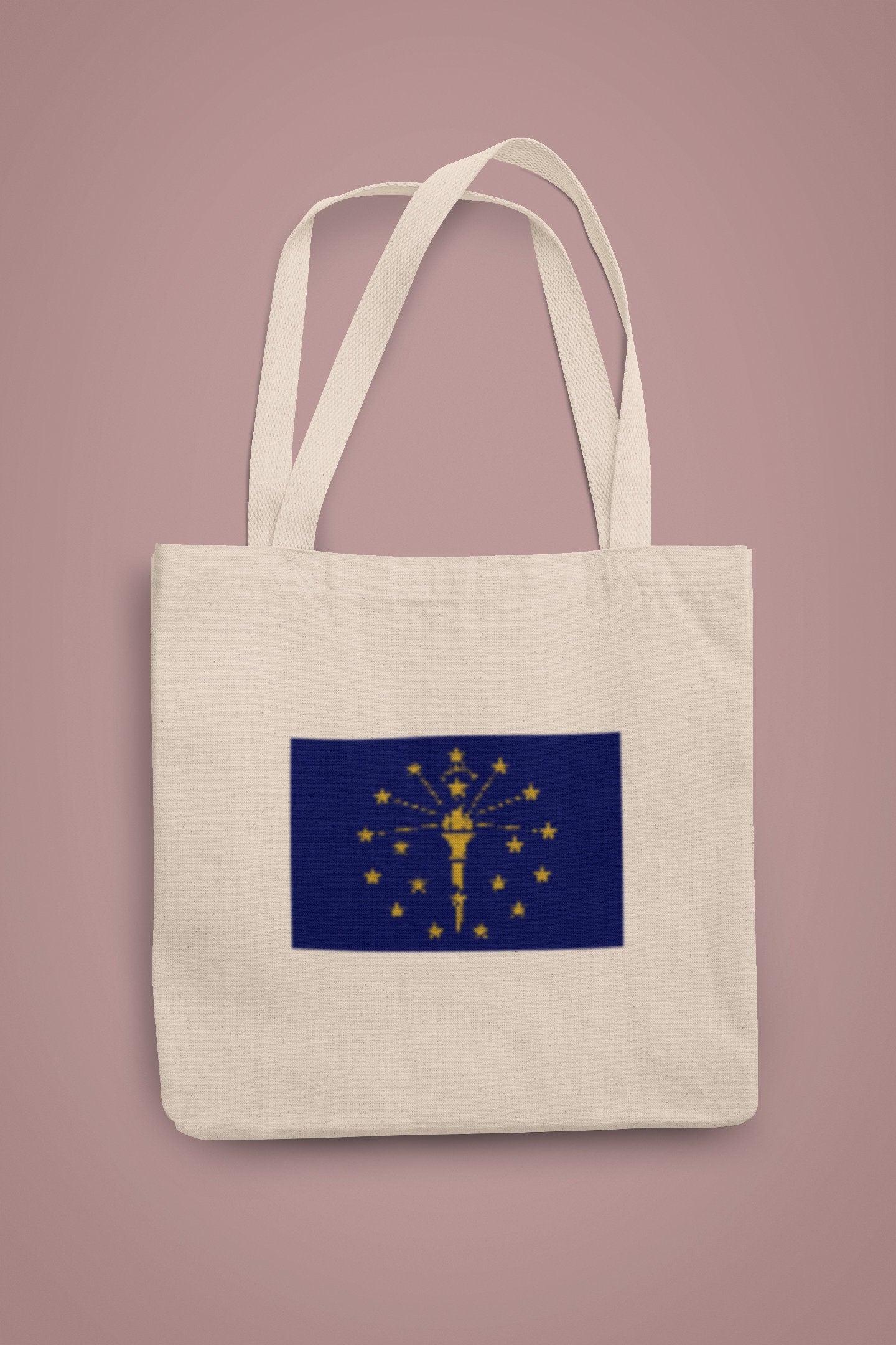 State of Indiana Flag Iron On Heat Transfer Vinyl HTV  Indiana State  Indianapolis  The Hoosier State  Crossroads of America