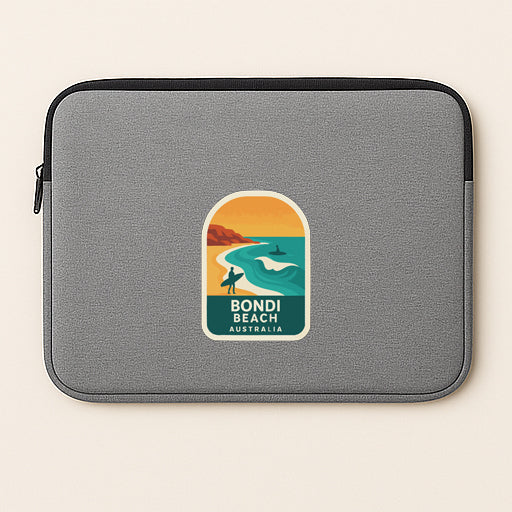 Bondi Beach Australia Iron On Heat Transfer Vinyl HTV Die-Cut Symbolic Landmark