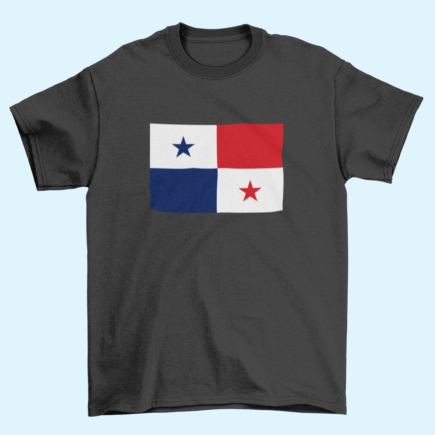 Panama Flag Iron On Heat Transfer Vinyl HTV / Republic of Panama / Pro Mundi Beneficio / Panama City / Panamanian