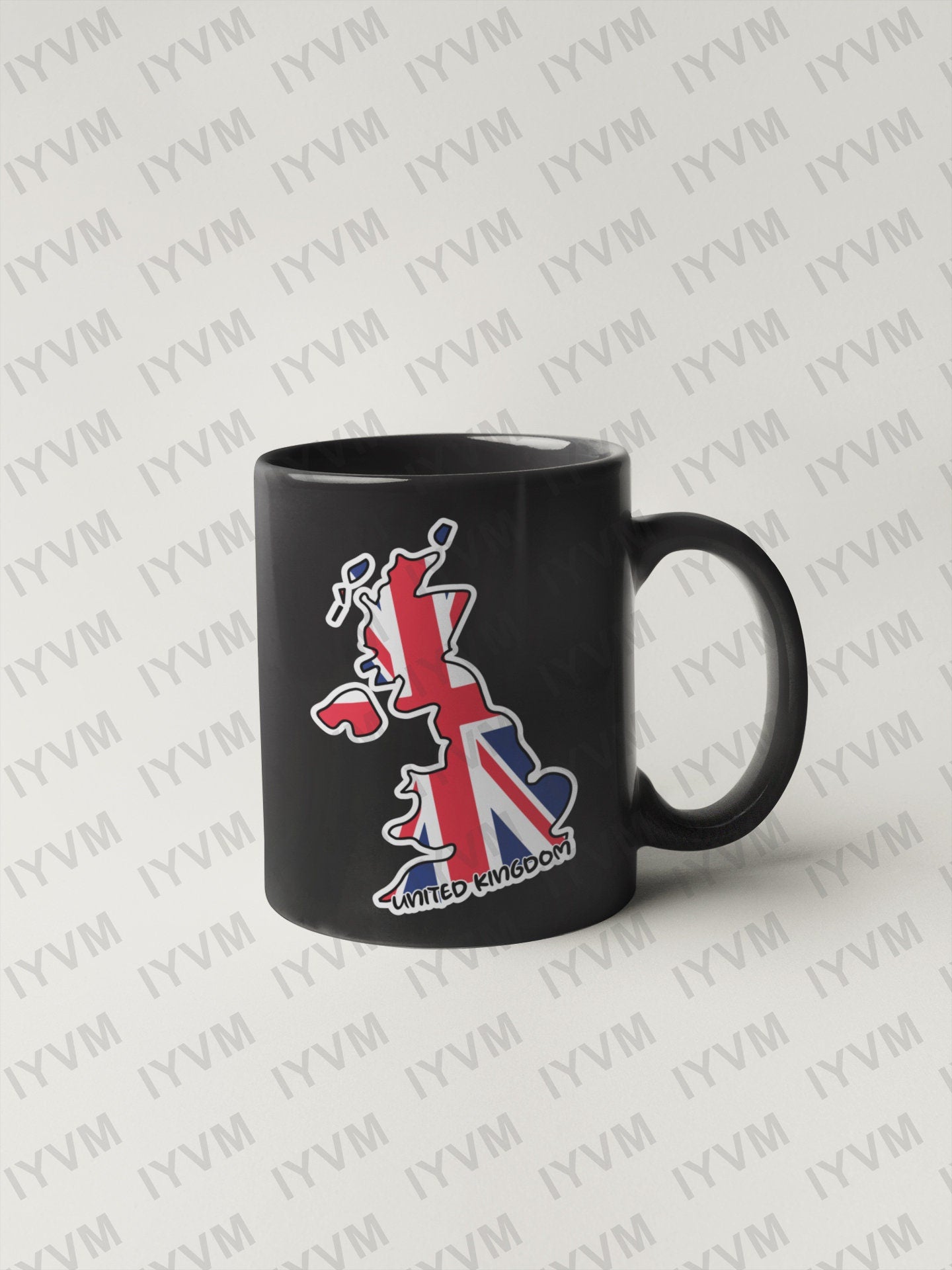 United Kingdom Map Flag Sticker Decal / United Kingdom of Great Britain and Northern Ireland / UK / Britain / London /