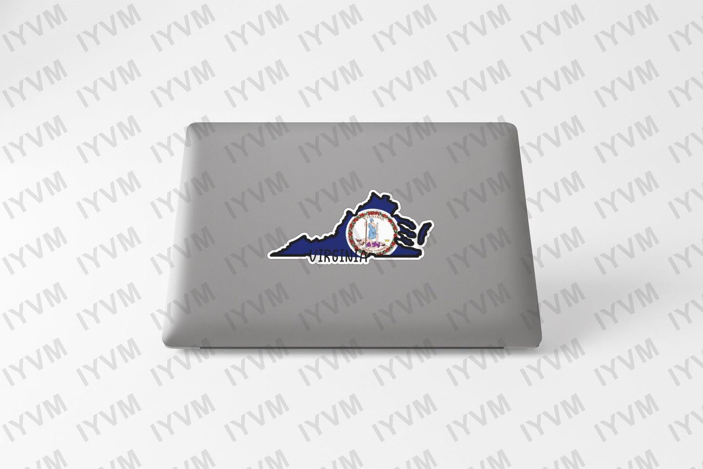 State of Virginia Map Flag Sticker Decal  USA Virginia State  Richmond  The Old Dominion State  Mother of Presidents  Mother of States /