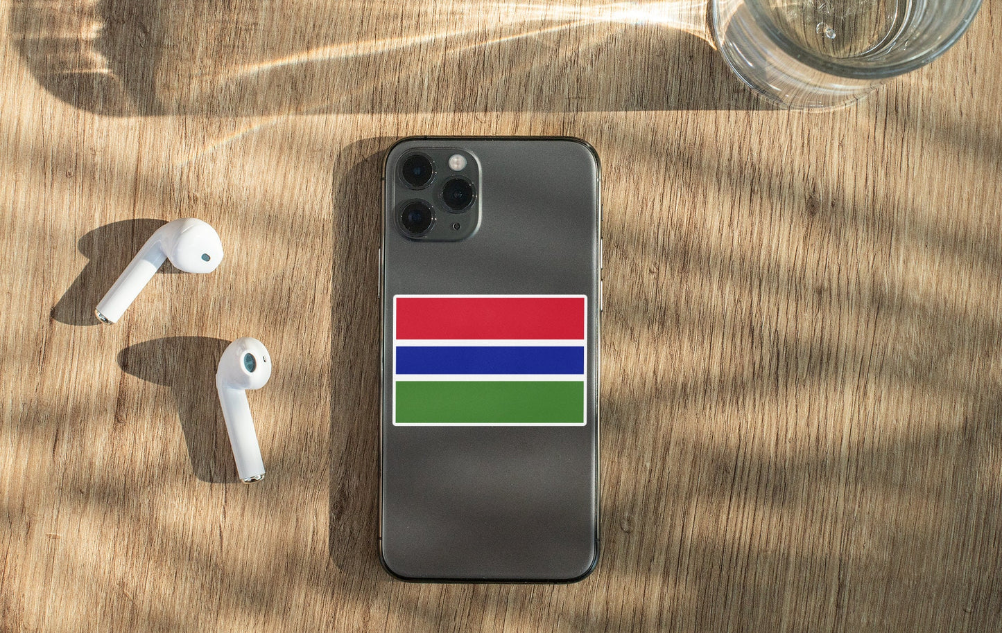 The Gambia Flag Sticker Decal