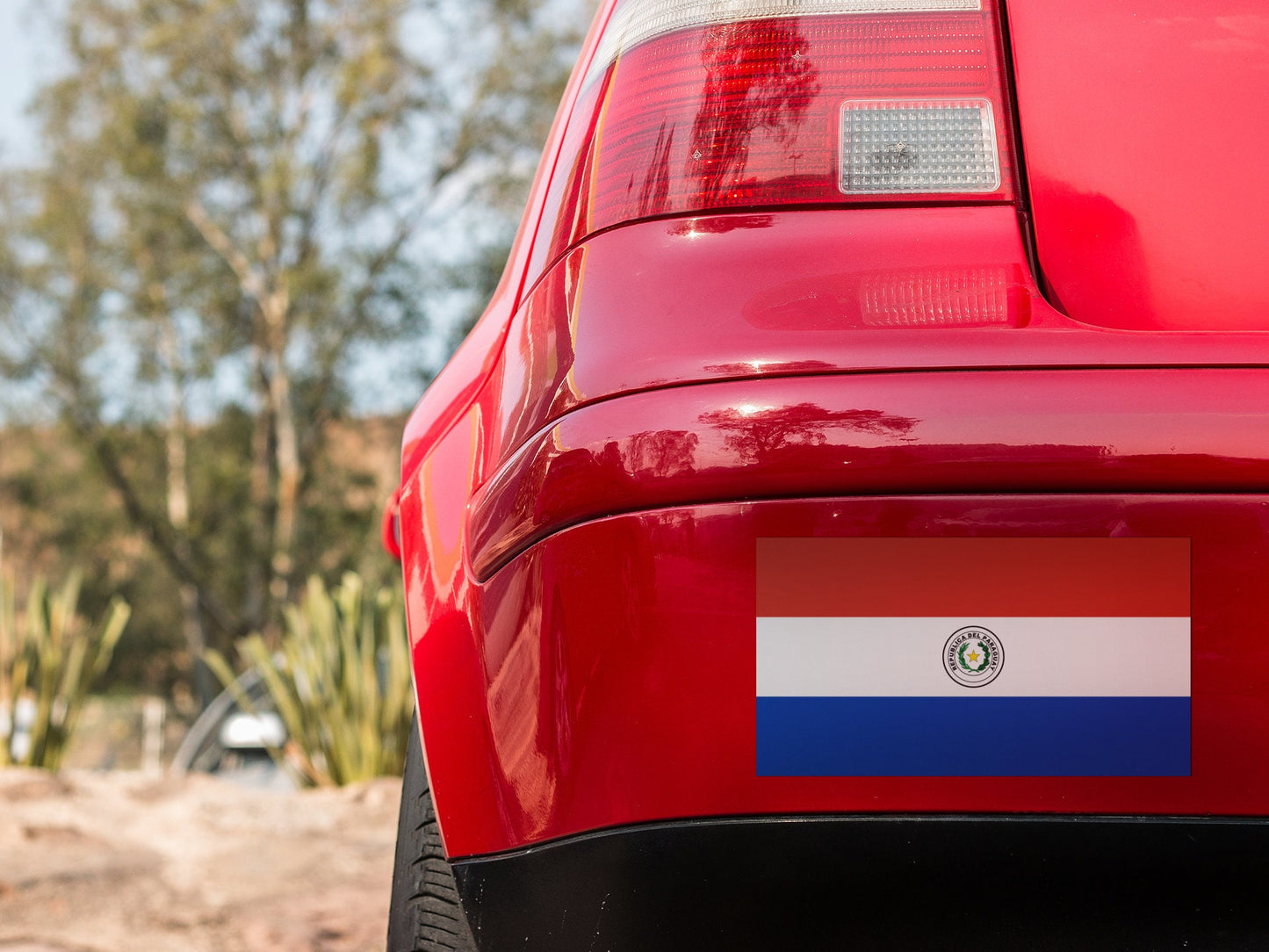 Paraguay Flag Sticker Decal