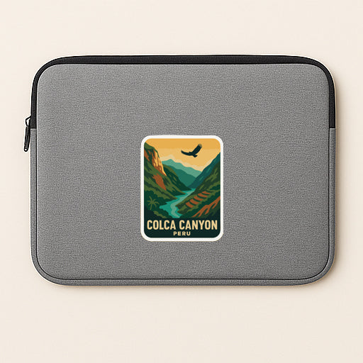 Colca Canyon Peru Iron On Heat Transfer Vinyl HTV Die-Cut Symbolic Landmark