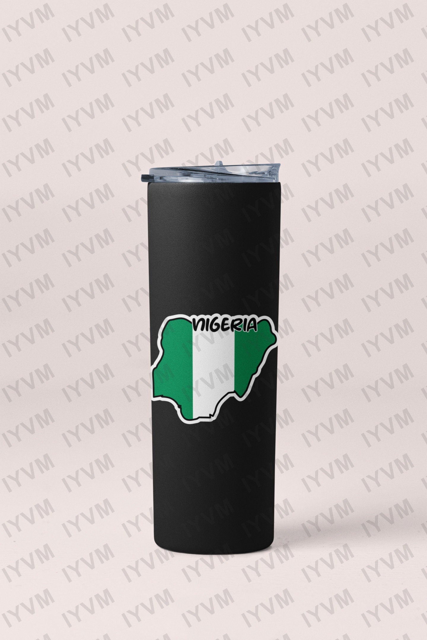 Nigeria Map Flag Sticker Decal / Federal Republic of Nigeria / Unity and Faith, Peace and Progress / Abuja / Jamhuriyar Tarayyar Najeriya