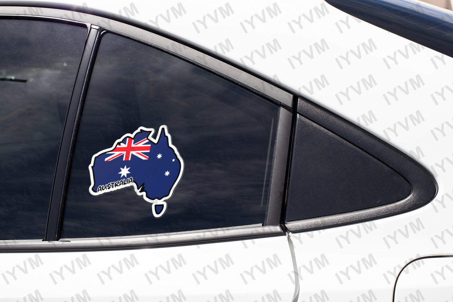 Australia Map Flag Sticker Decal / Canberra / Australian