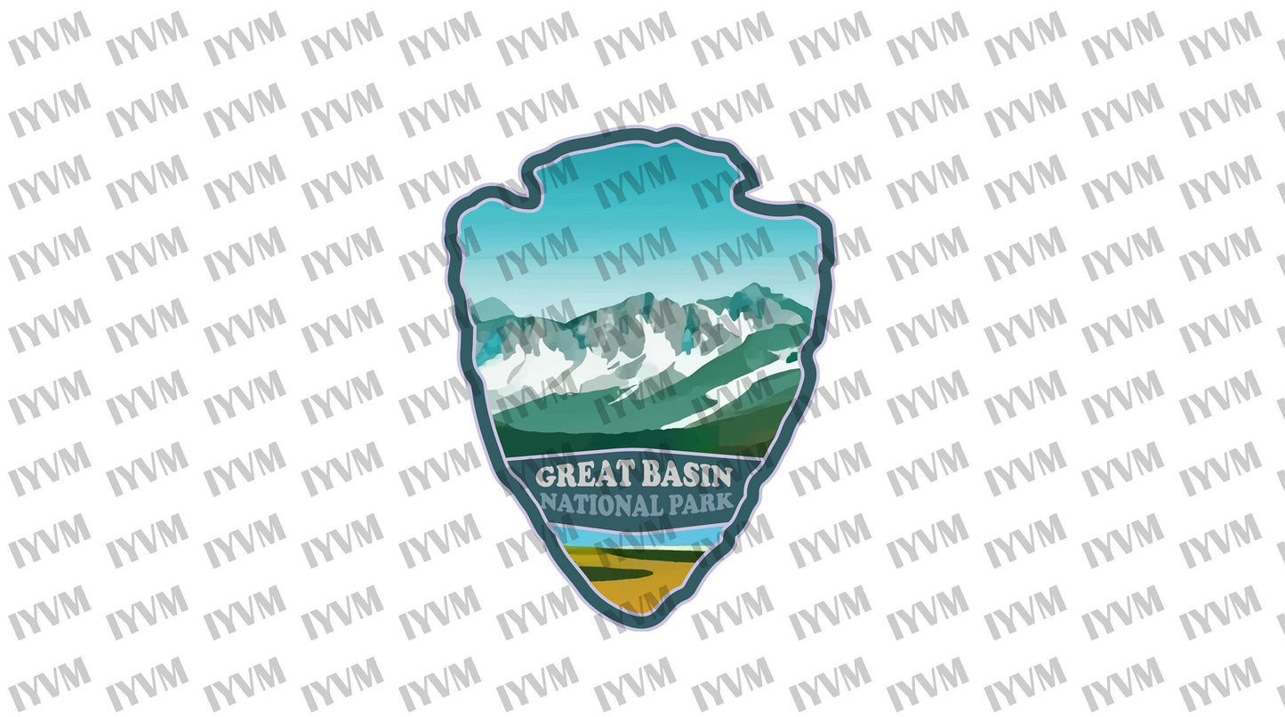 Great Basin National Park Sticker Decal - US National Parks Series