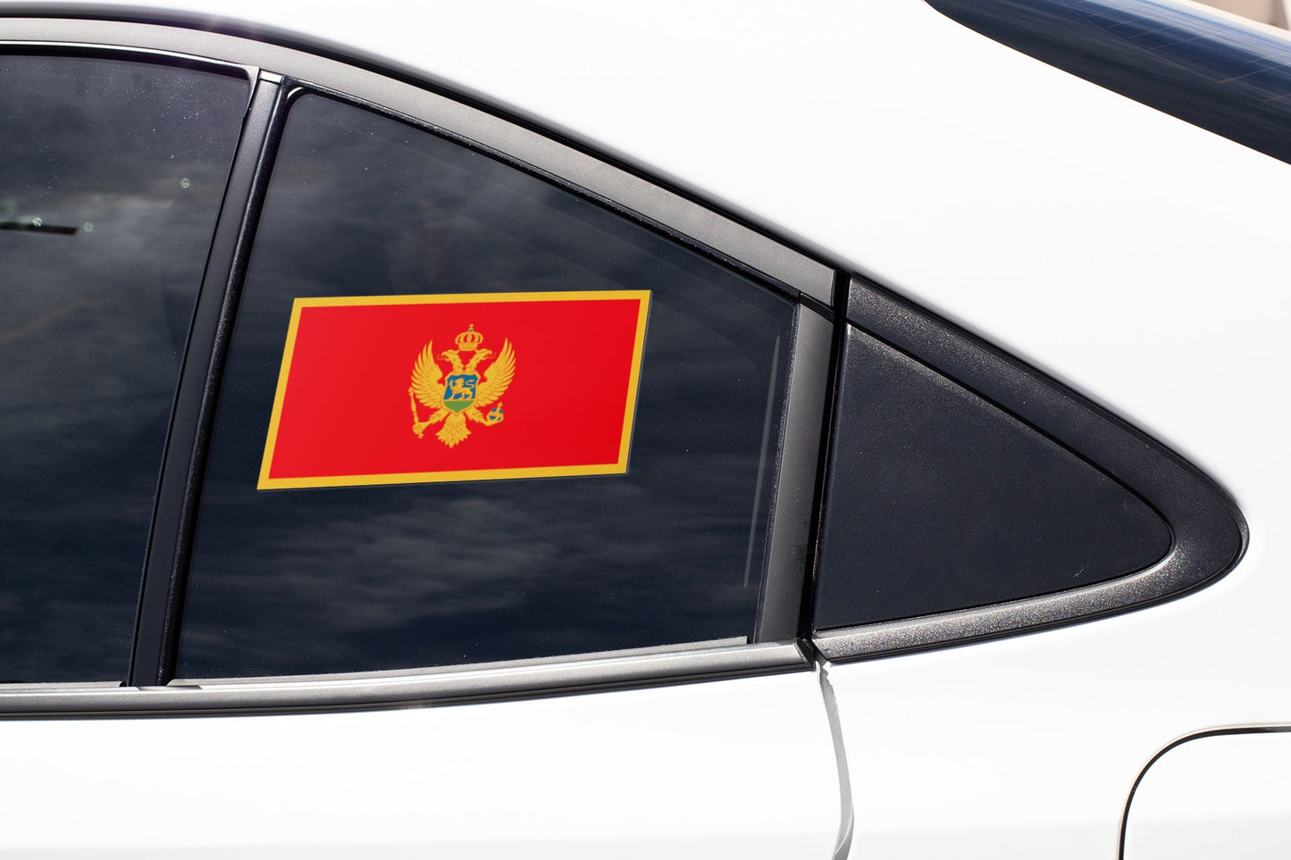 Montenegro Flag Sticker Decal