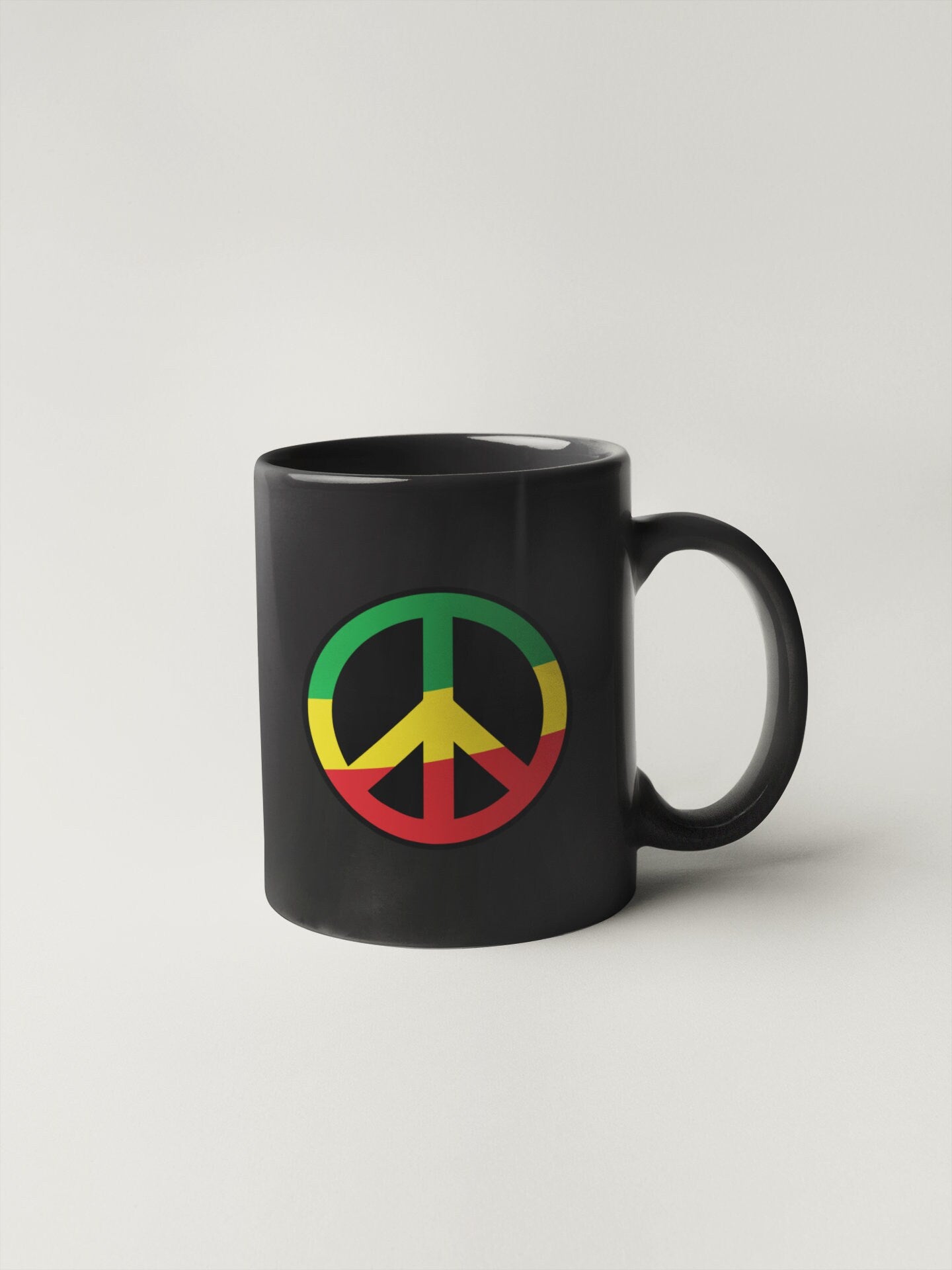 Rasta Peace Sign Sticker Decal Rastafari Rastafarianism Jamaica Rastafarian Reggae Caribbean Pot Legalization Marijuana Weed