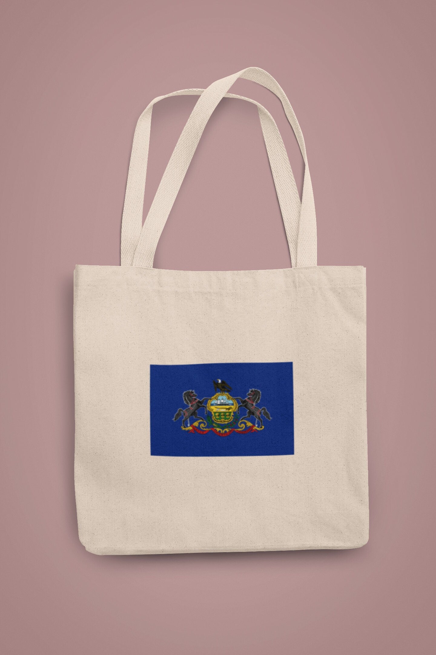 State of Pennsylvania Flag Iron On Heat Transfer Vinyl HTV Pennsylvania State Harrisburg The Keystone State Quaker State Coal State Railroad