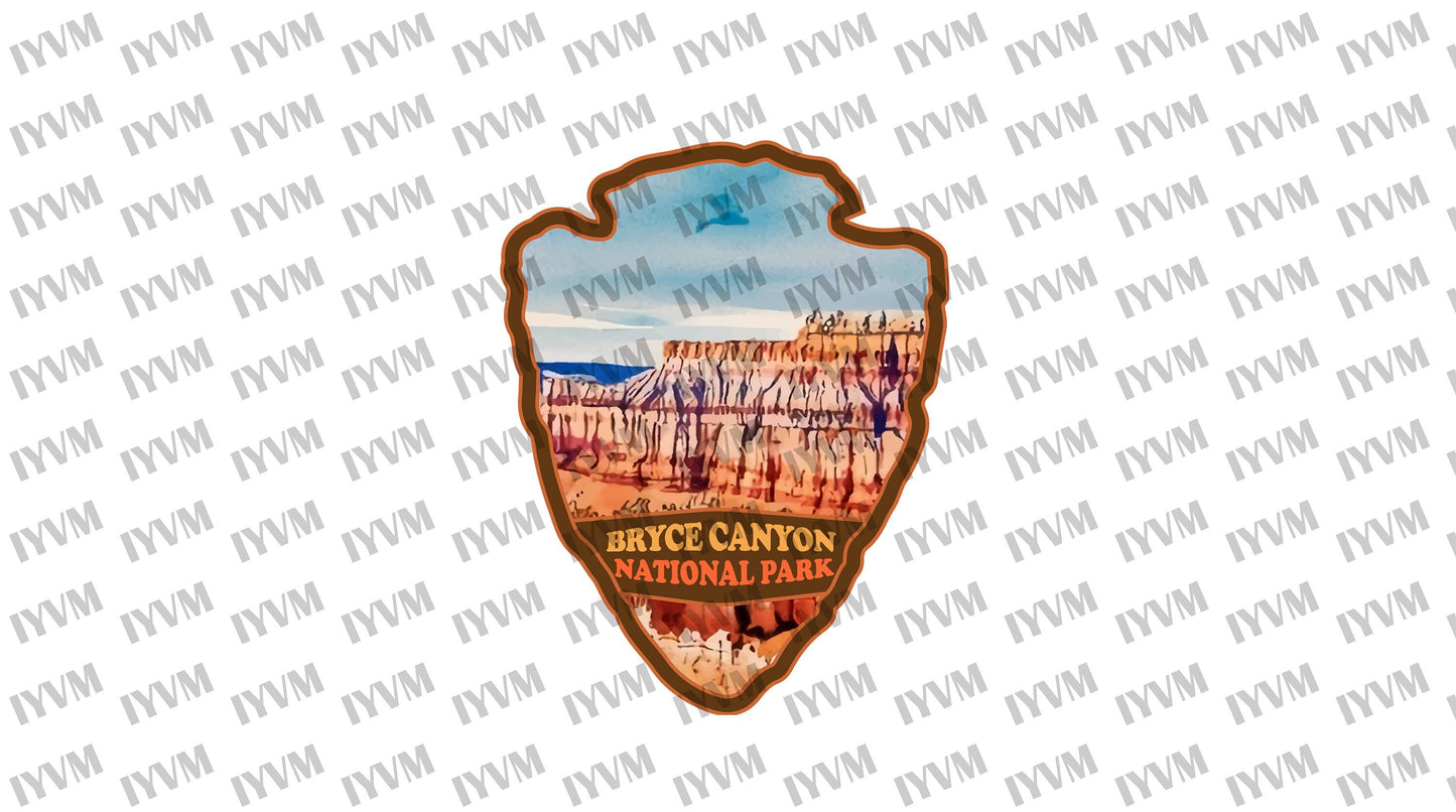 Bryce Canyon National Park Sticker Decal - US National Parks Series