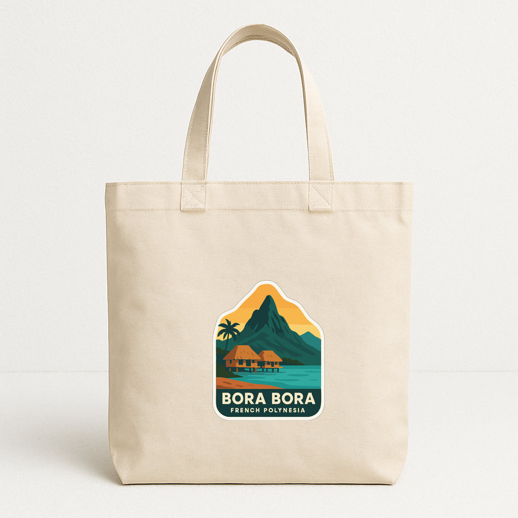 Bora Bora French Polynesia Iron On Heat Transfer Vinyl HTV Die-Cut Symbolic