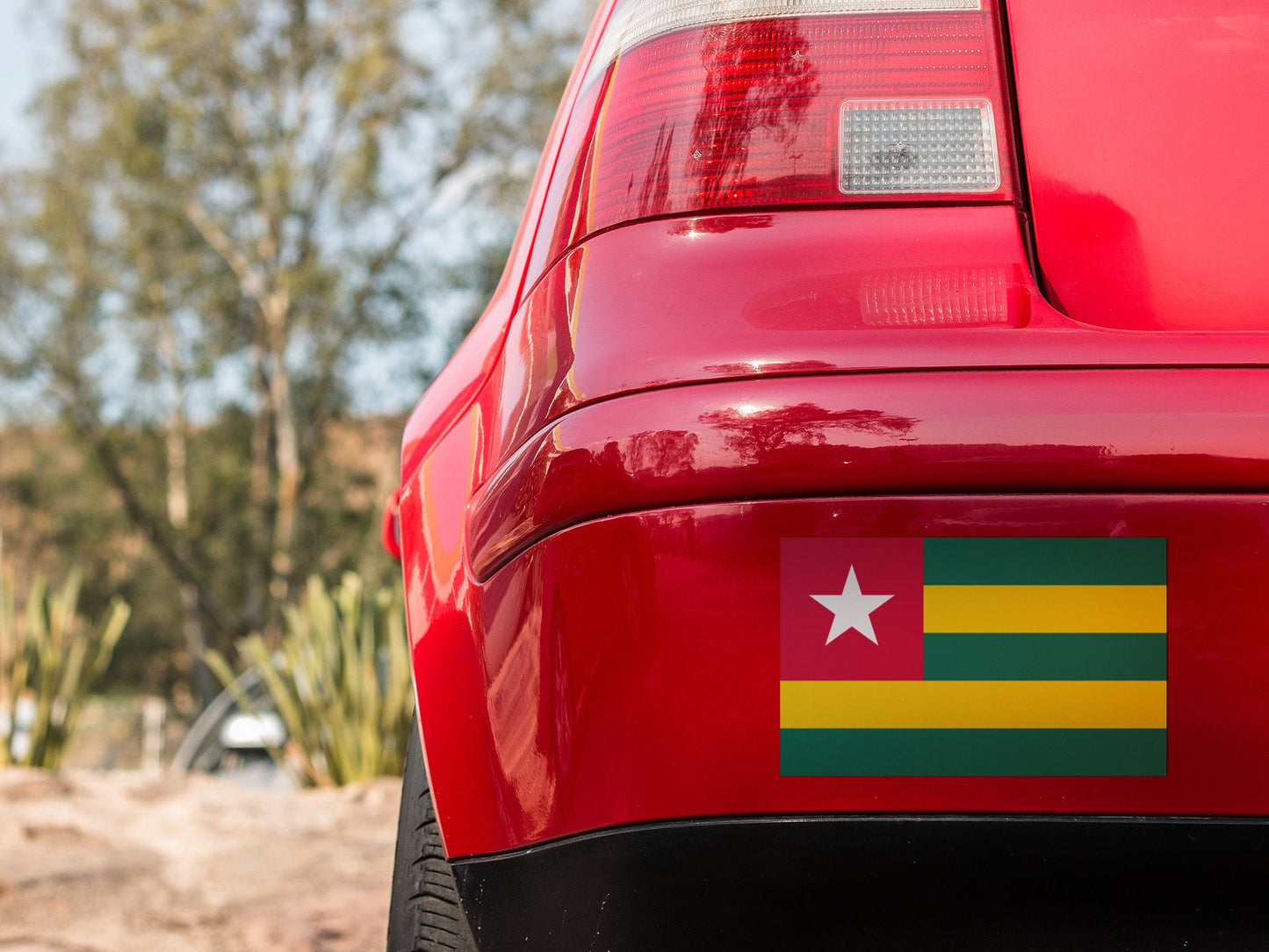 Togo Flag Sticker Decal / Lomé / Togolese