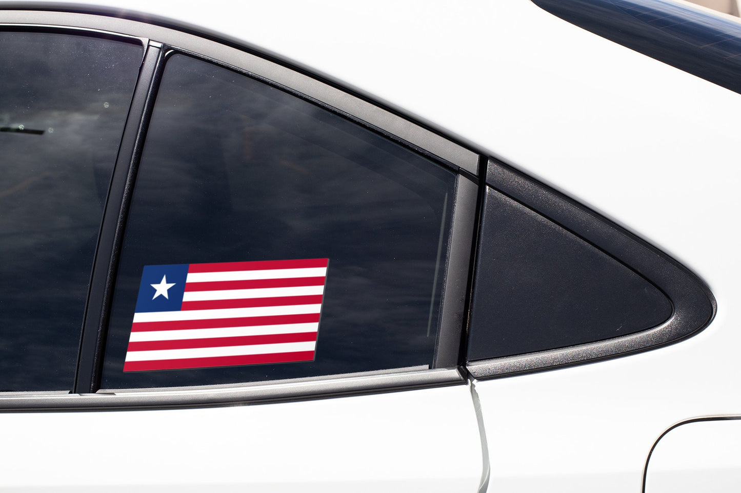 Liberia Flag Sticker Decal / Republic of Liberia / Monrovia / Liberian