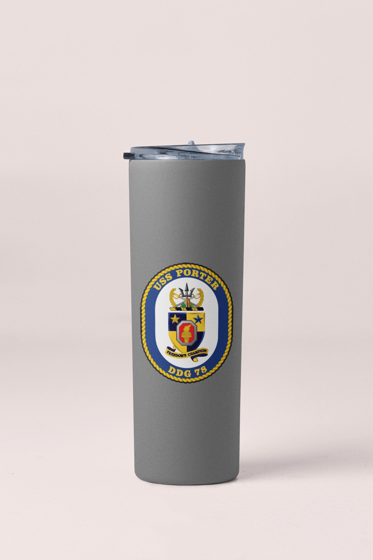 USS Porter DDG-78 Badge Sticker Decal Arleigh Burke Class Destroyer Car Sticker Bumper Sticker for Car Emblem