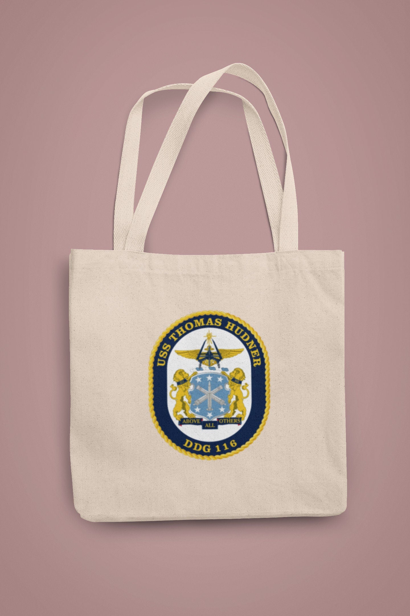 USS Thomas Hudner DDG-116 Badge Iron On Heat Transfer Vinyl HTV Arleigh Burke Class Destroyer