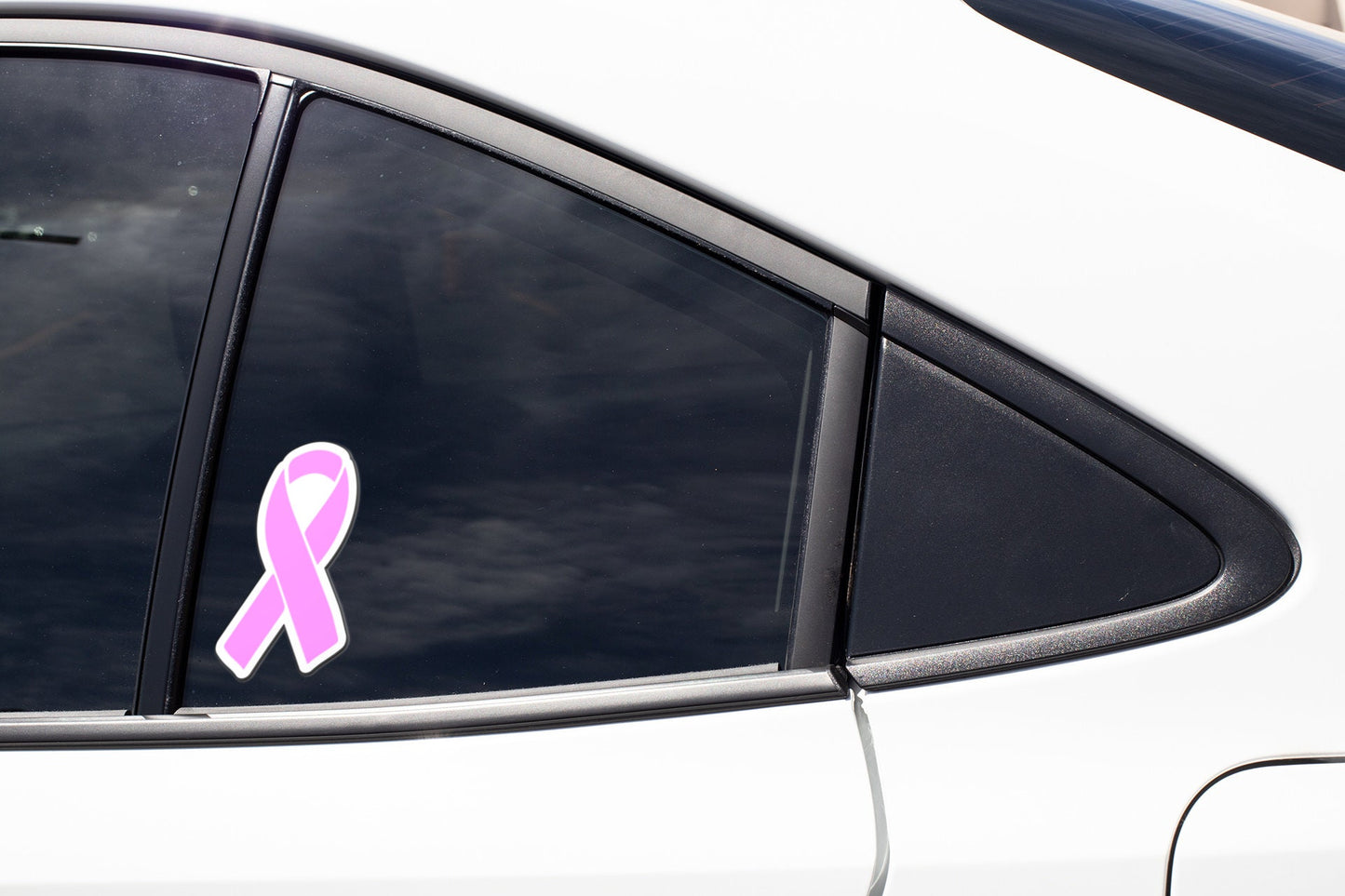 Breast Cancer Awareness Ribbon Sticker Decal Support Women Cancer Patients Hope for the Future Solidarity