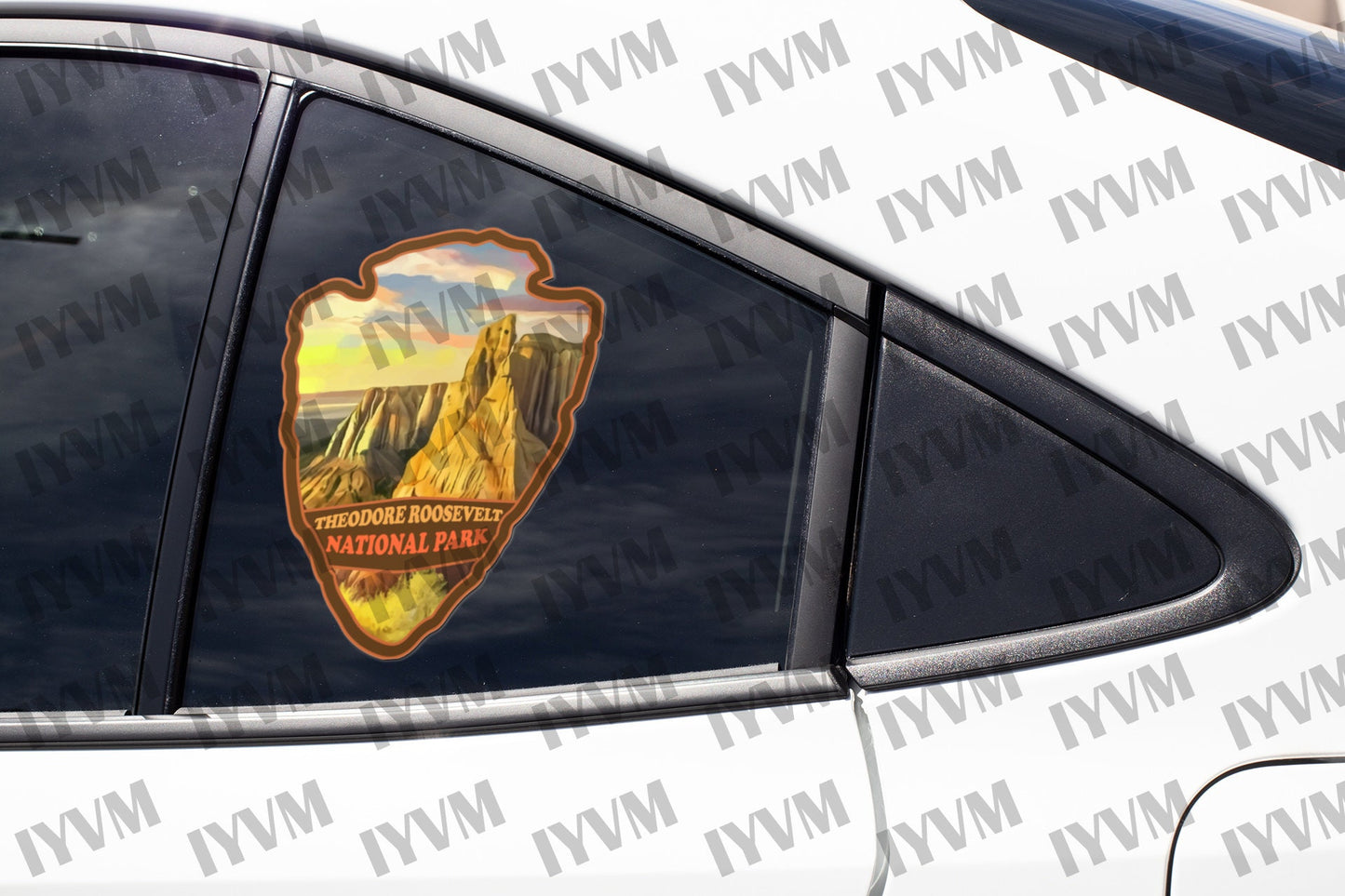 Theodore Roosevelt National Park Sticker Decal - US National Parks Series