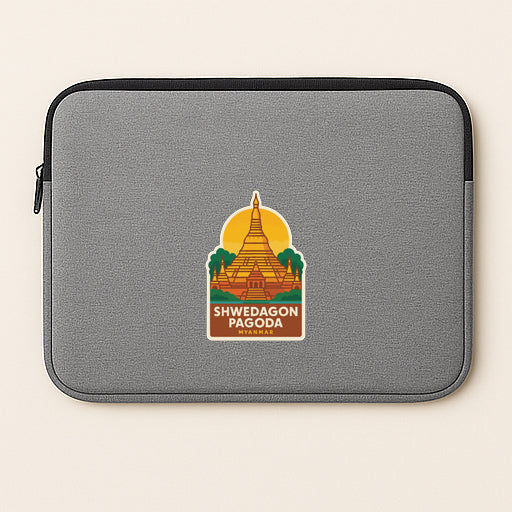 Shwedagon Pagoda Myanmar Iron On Heat Transfer Vinyl HTV Die-Cut Symbolic