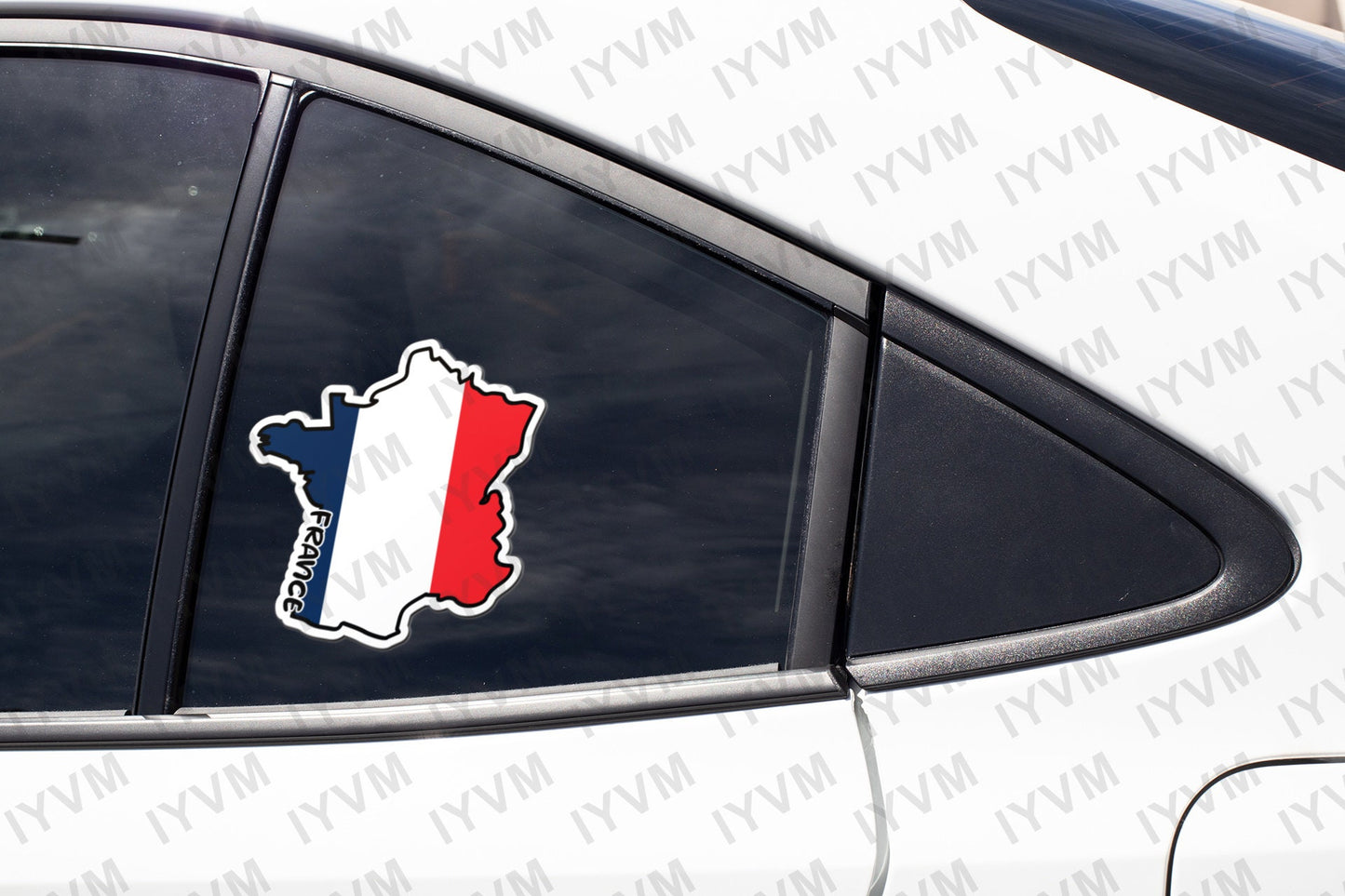 France Map Flag Sticker Decal / French Republic / Paris / French / Liberté, égalité, fraternité
