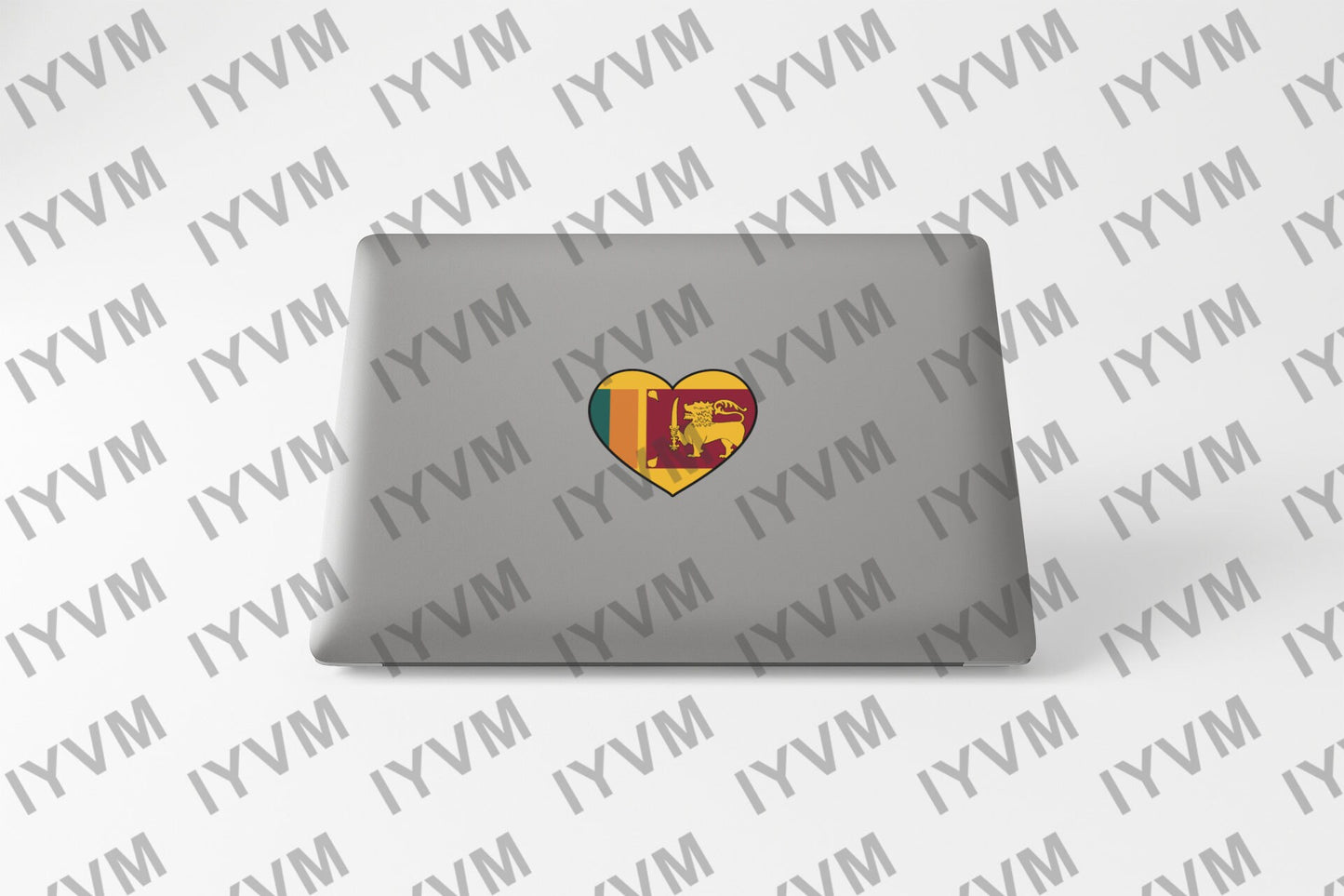 Sri Lanka Flag Heart Sticker Decal / Democratic Socialist Republic of Sri Lanka / Ceylon / Sri Lankan