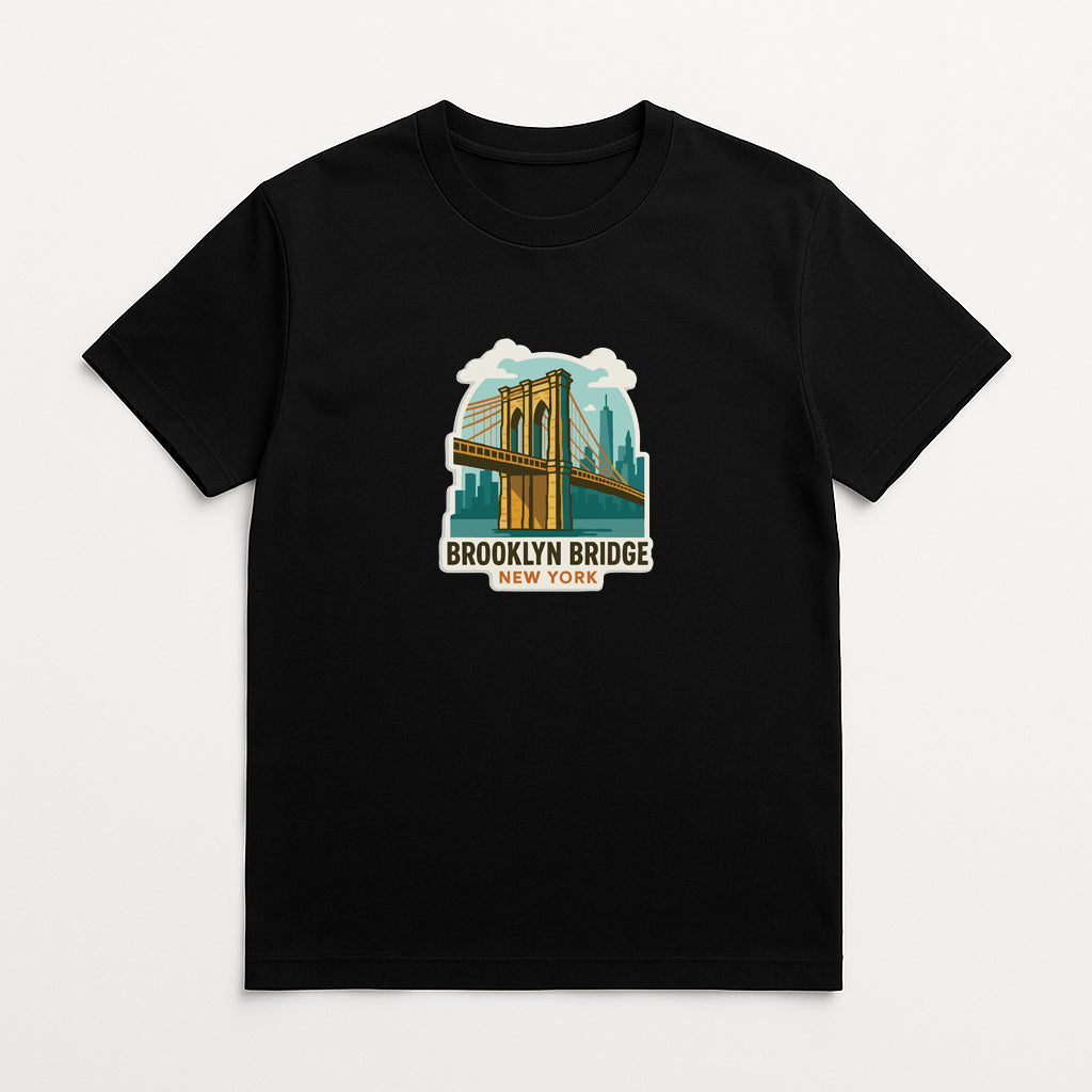 Brooklyn Bridge New York Iron On Heat Transfer Vinyl HTV Die-Cut Symbolic