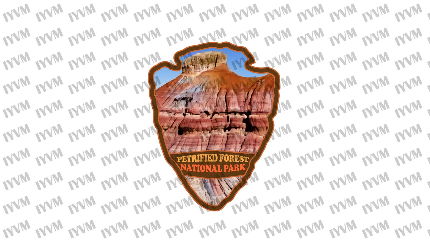 Petrified Forest National Park Sticker Decal - US National Parks Series