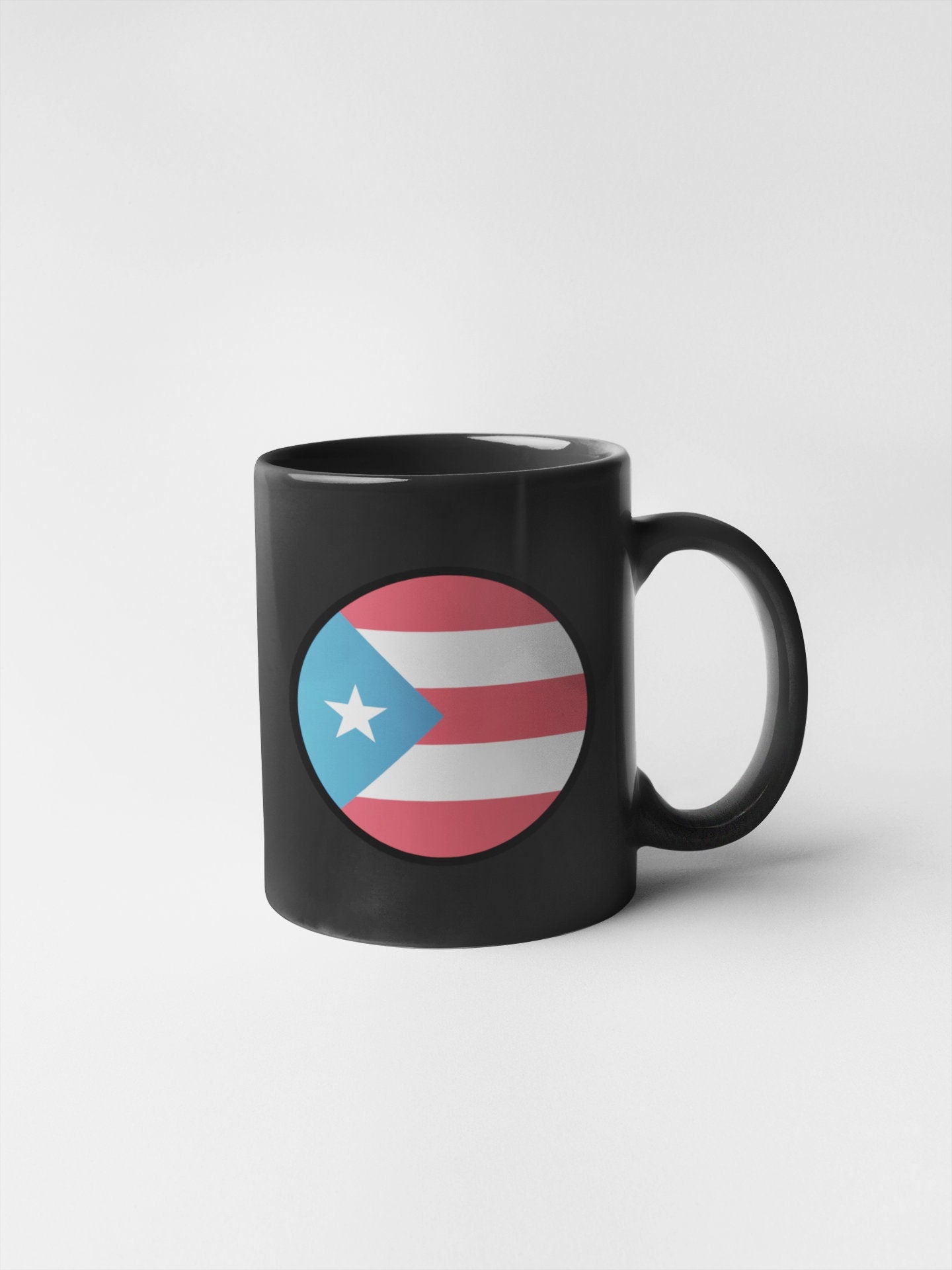 Puerto Rico Flag Circle Sticker Decal