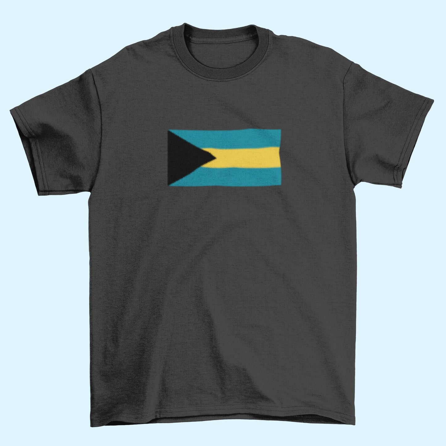 The Bahamas Flag Iron On Heat Transfer Vinyl HTV / Nassau / Commonwealth of The Bahamas / Bahamian