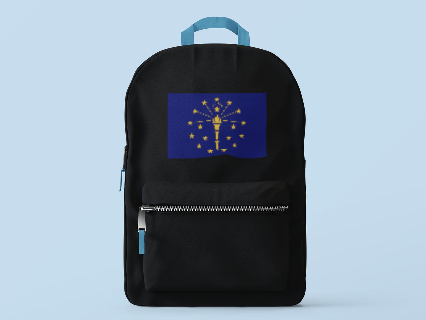 State of Indiana Flag Iron On Heat Transfer Vinyl HTV  Indiana State  Indianapolis  The Hoosier State  Crossroads of America
