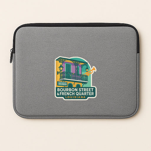Bourbon Street & French Quarter LA Iron On Heat Transfer Vinyl HTV Symbolic