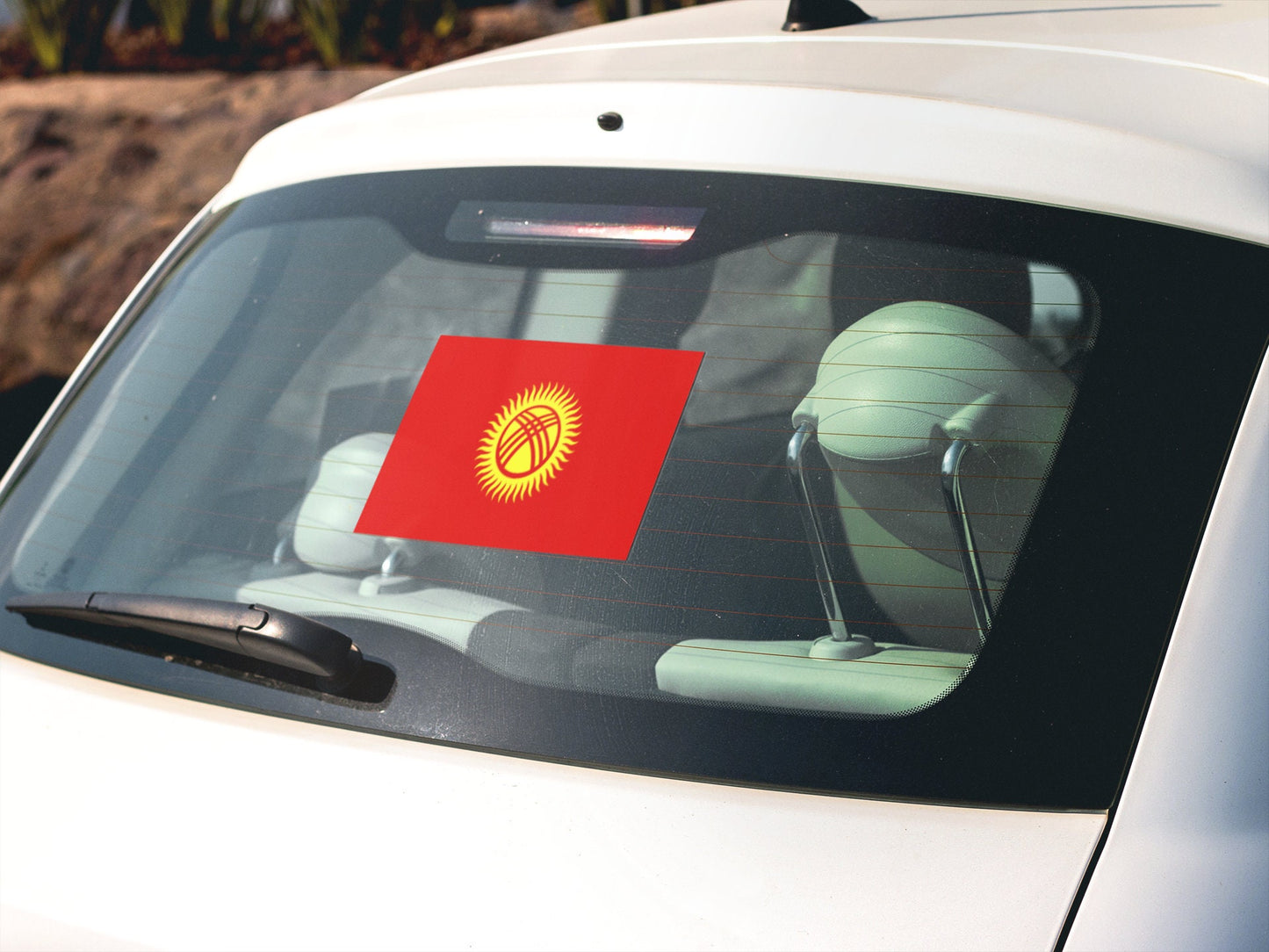 Kyrgyzstan Flag Sticker Decal