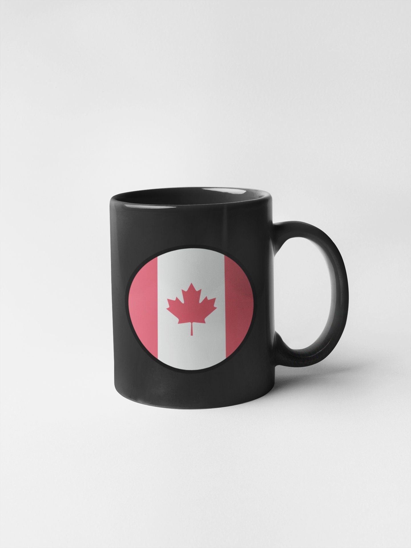 Canada Flag Circle Sticker Decal