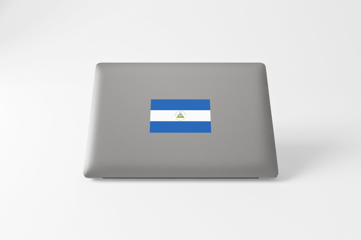 Nicaragua Flag Sticker Decal / Republic of Nicaragua / República de Nicaragua / En Dios confiamos / Managua /