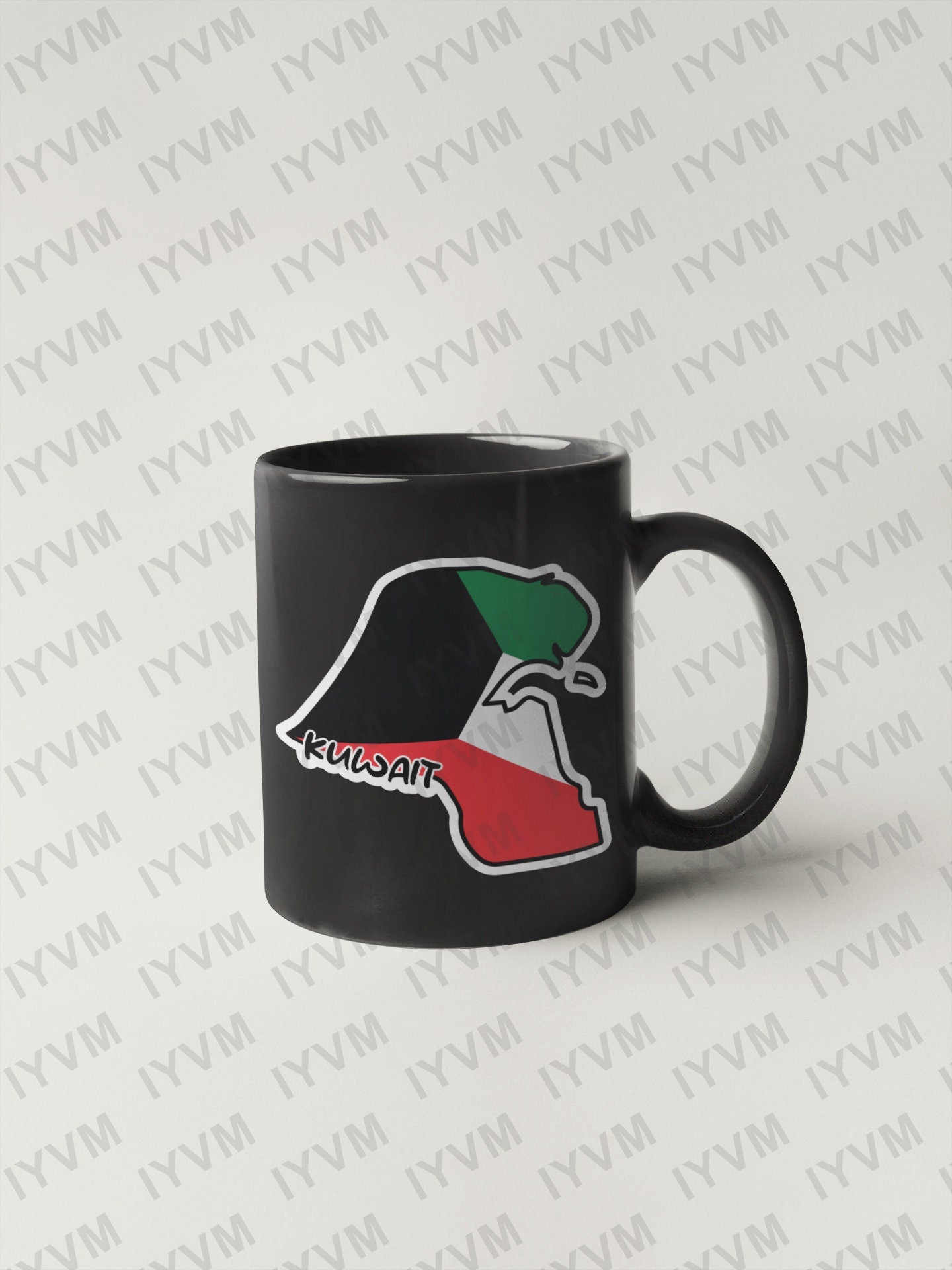Kuwait Map Flag Sticker Decal / State of Kuwait / Kuwait City / Kuwaiti