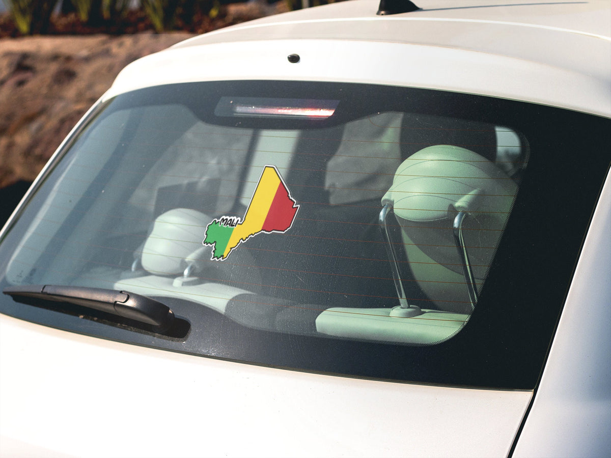 Mali Map Flag Sticker Decal