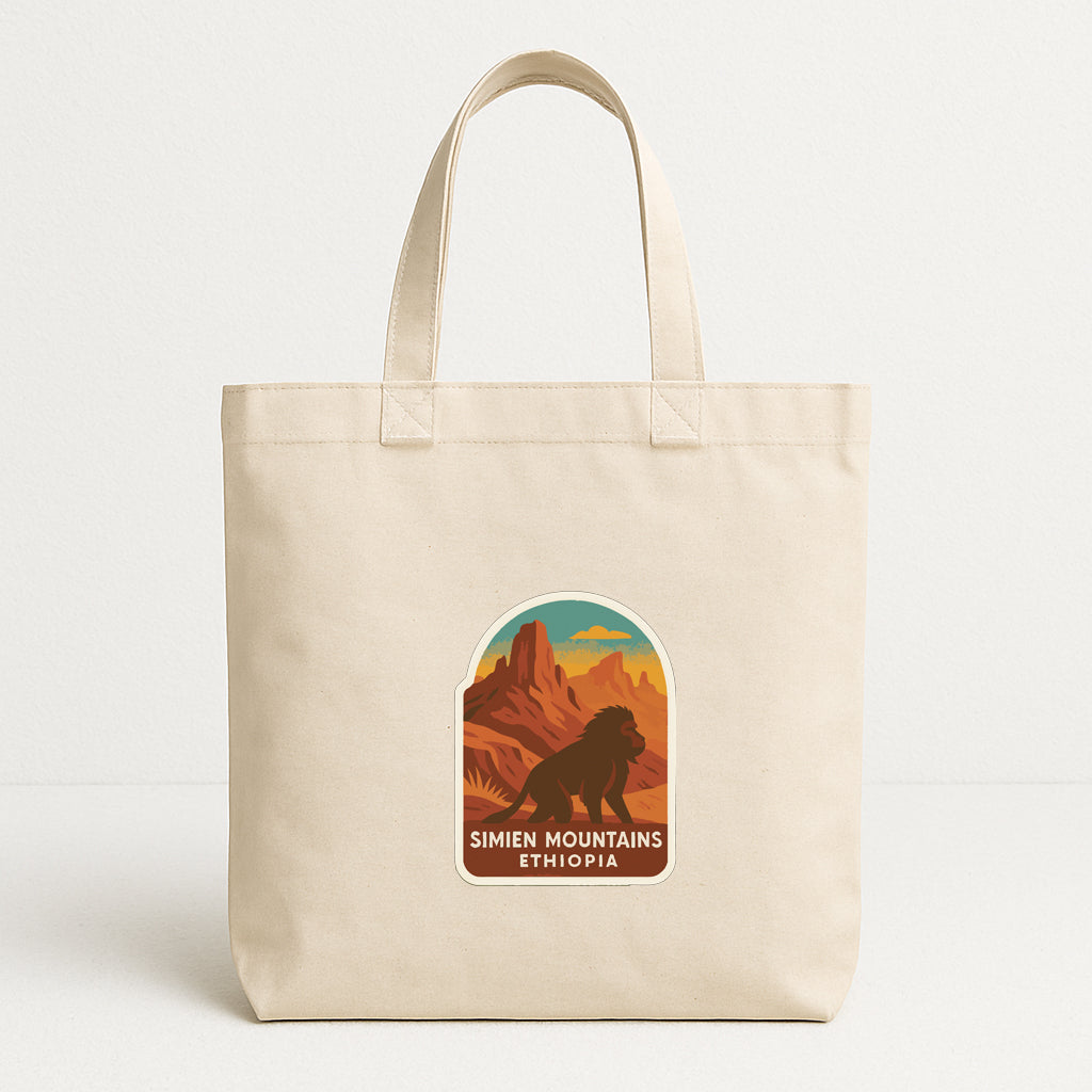 Simien Mountains Ethiopia Iron On Heat Transfer Vinyl HTV Die-Cut Symbolic