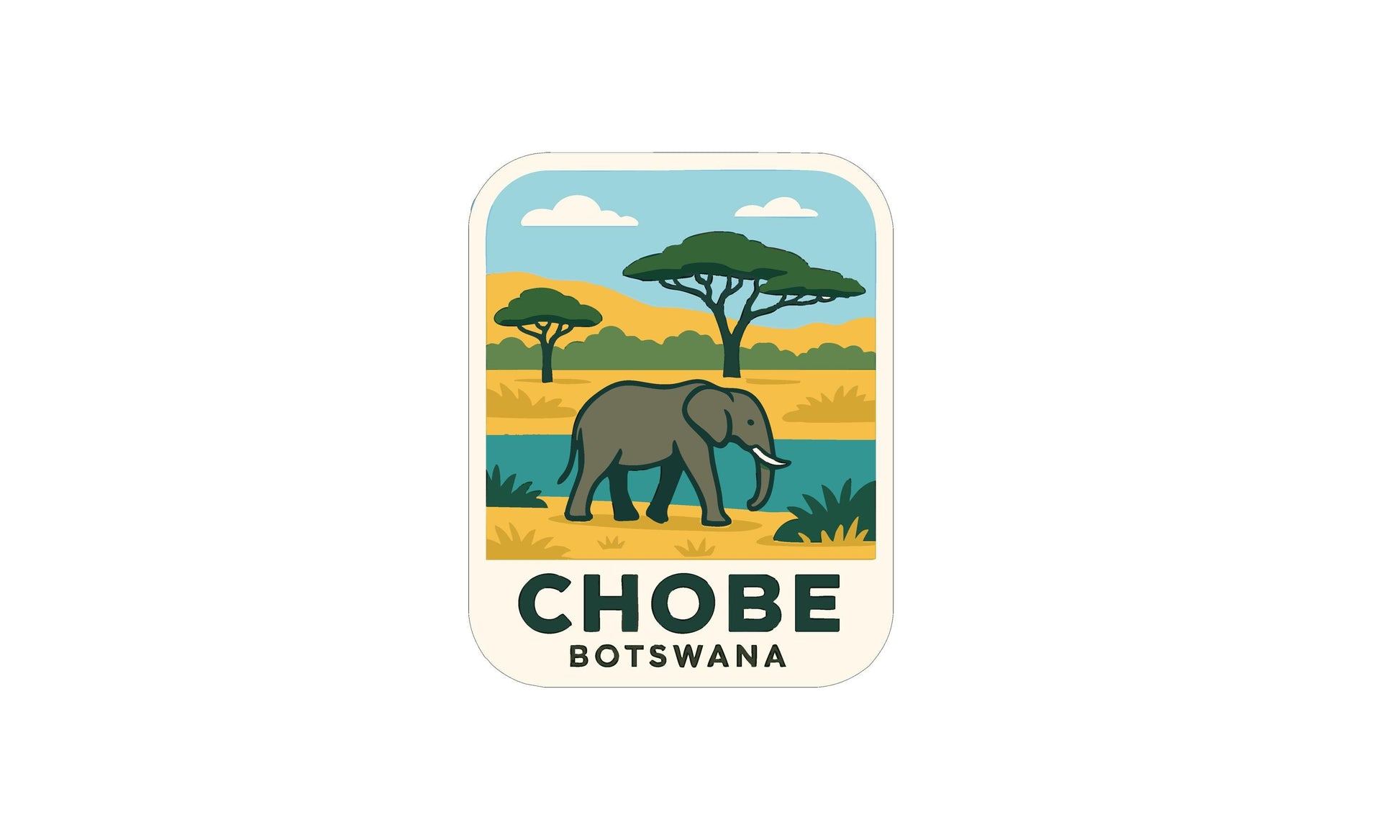an elephant walking in a grassy field with trees in the background.