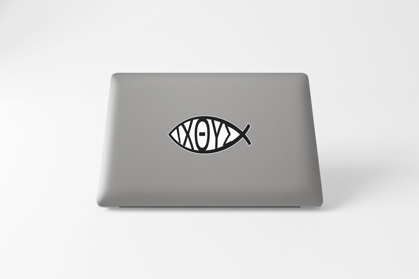 Christian Fish Ichthys Sticker Decal Vinyl Decal God Jesus Holy Spirit Bible Church Faith Love Peace Forgiveness